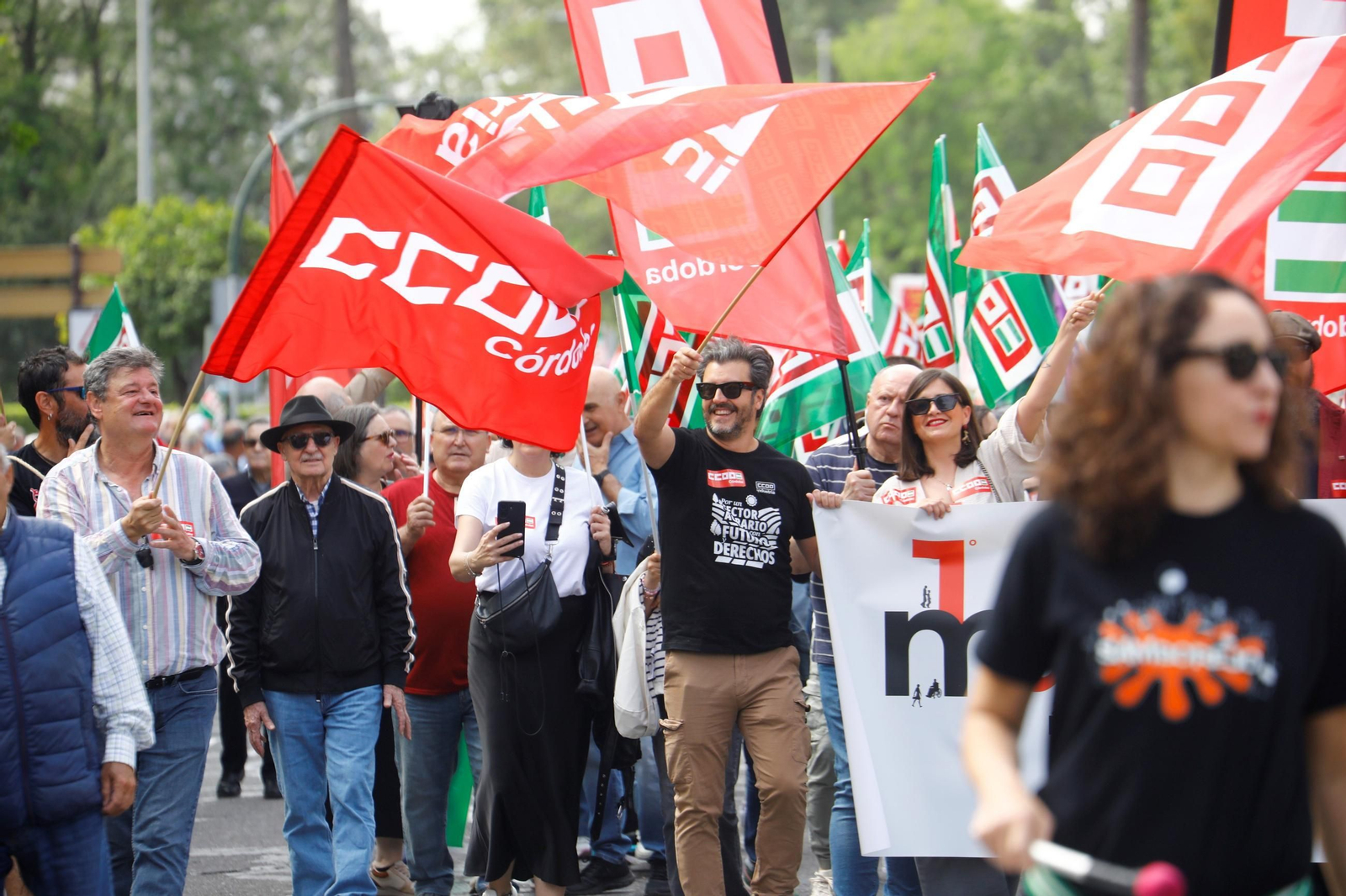 Todas las imágenes de la manifestación del 1 de mayo en Córdoba Todas las imágenes de la manifestación del 1 de mayo en Córdoba
