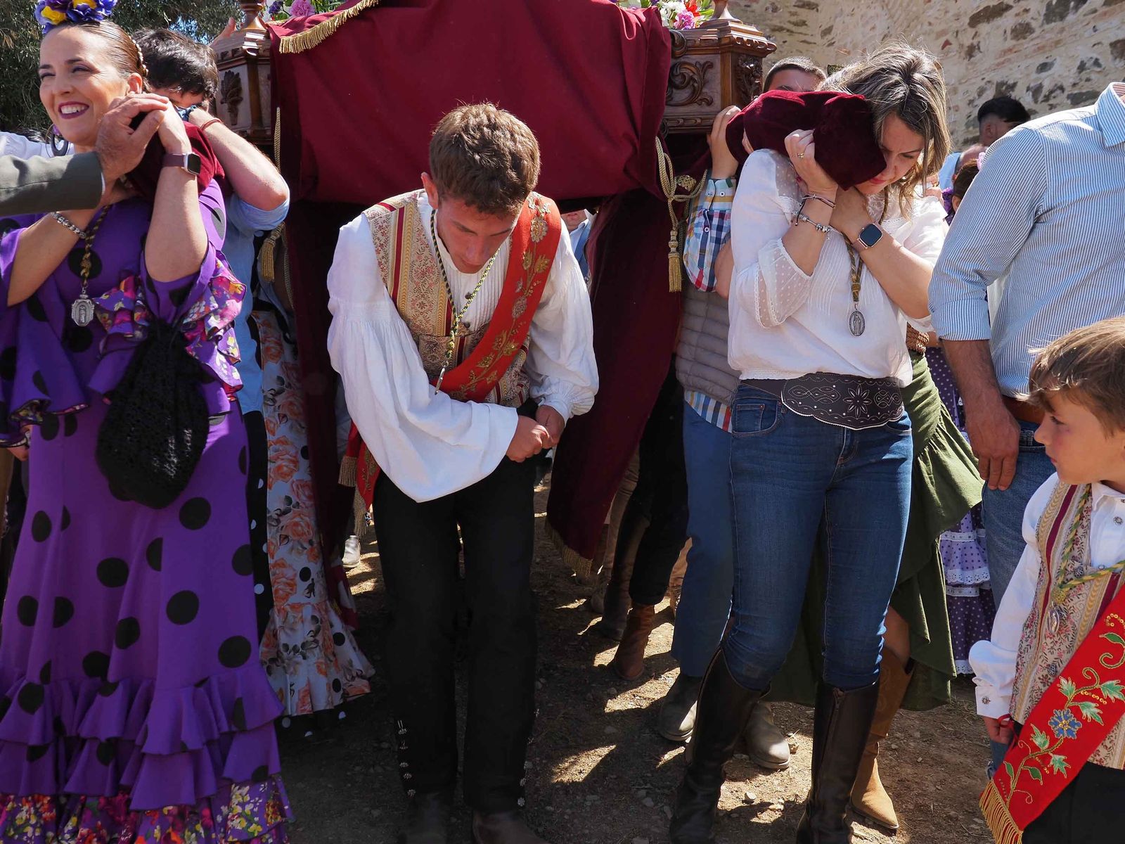 Así es la Romería de San Benito Abad del Cerro de Andévalo en imágenes