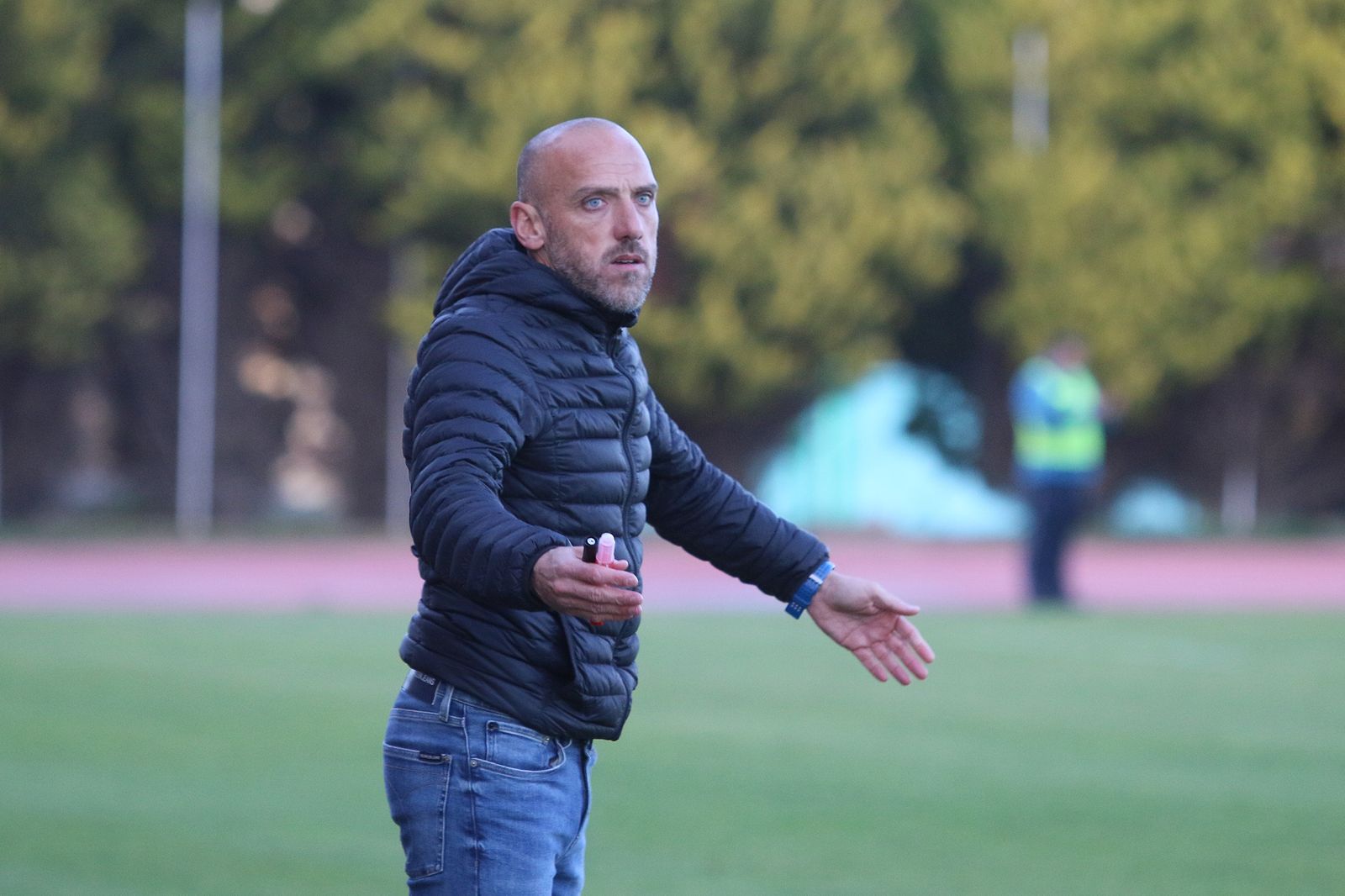 David Cabello durante un partido en Santo Domingo