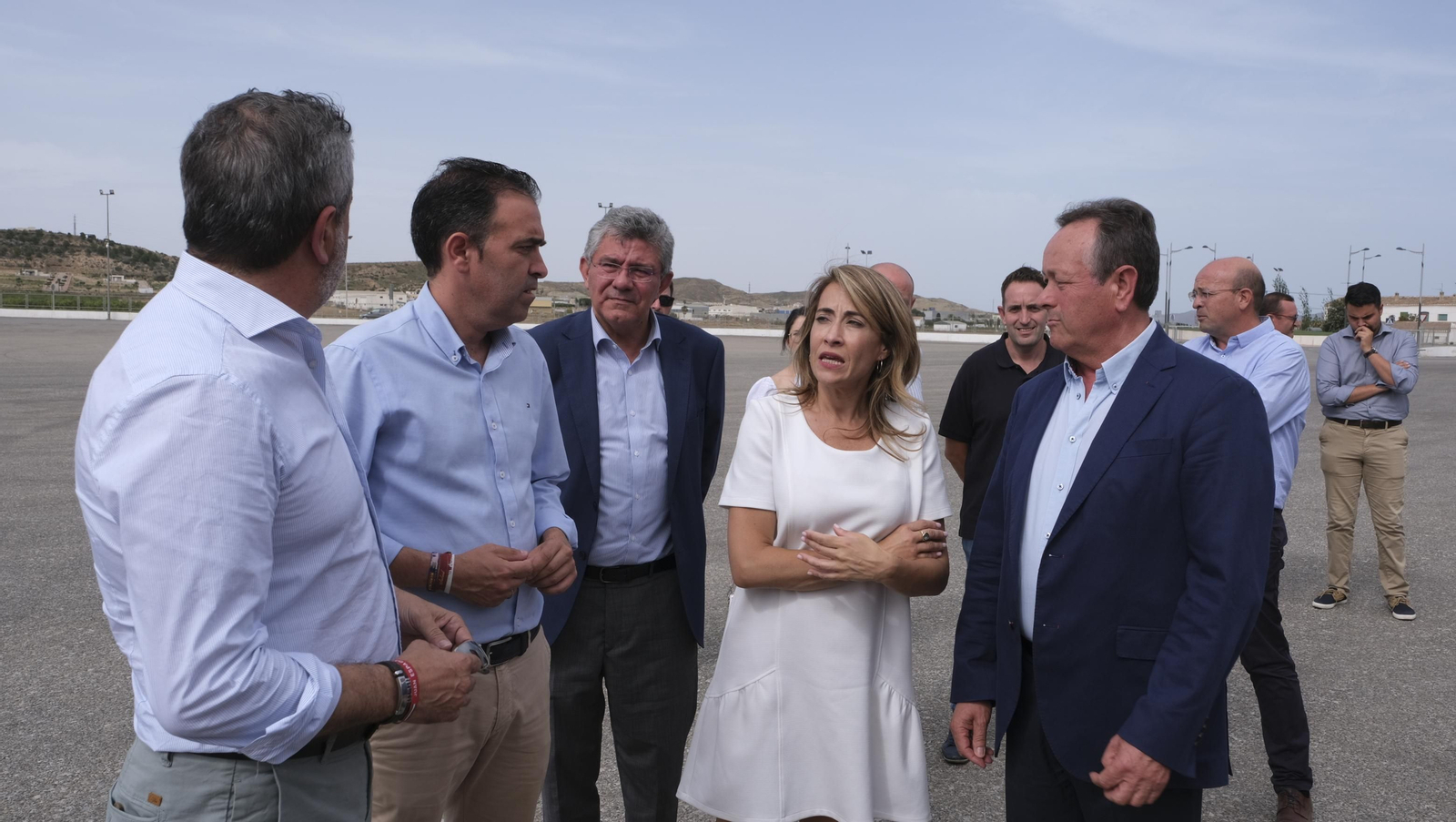 Imágenes de la visita de la Ministra Raquel Sánchez a Transportes J. Cano, en Antas