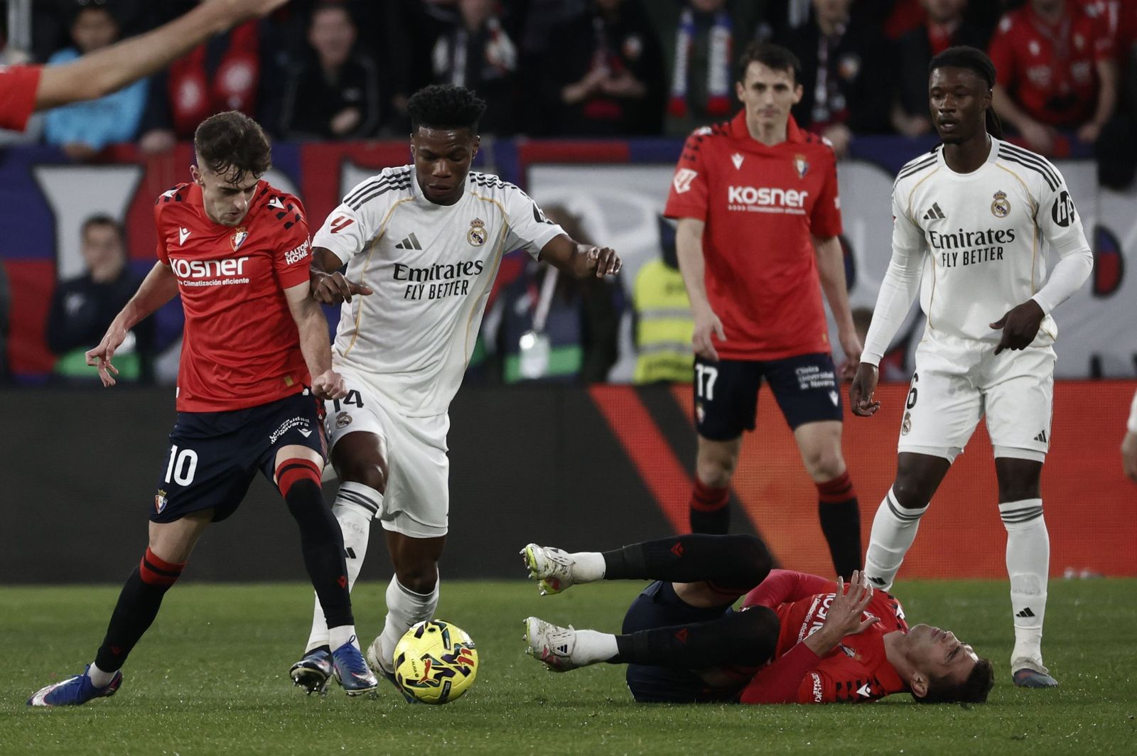 Las fotos de la derrota del Real Madrid contra Osasuna