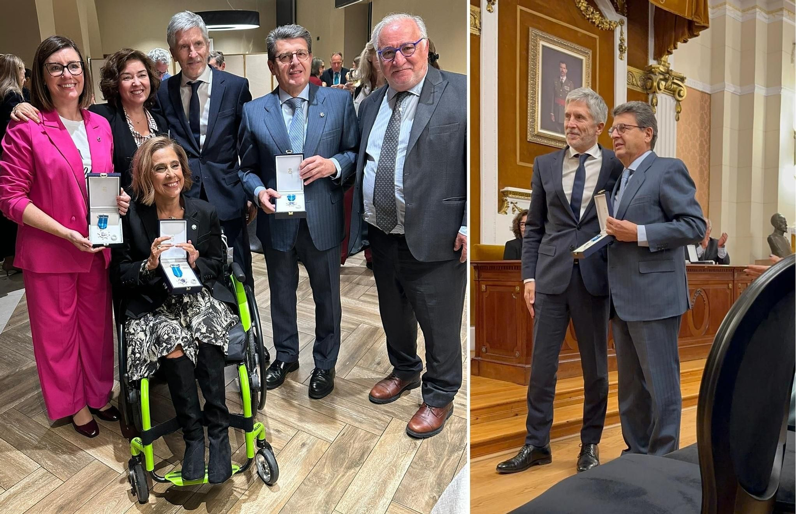 El senador Juan José Matarí recibe la medalla al Mérito de la Seguridad Vial de la DGT