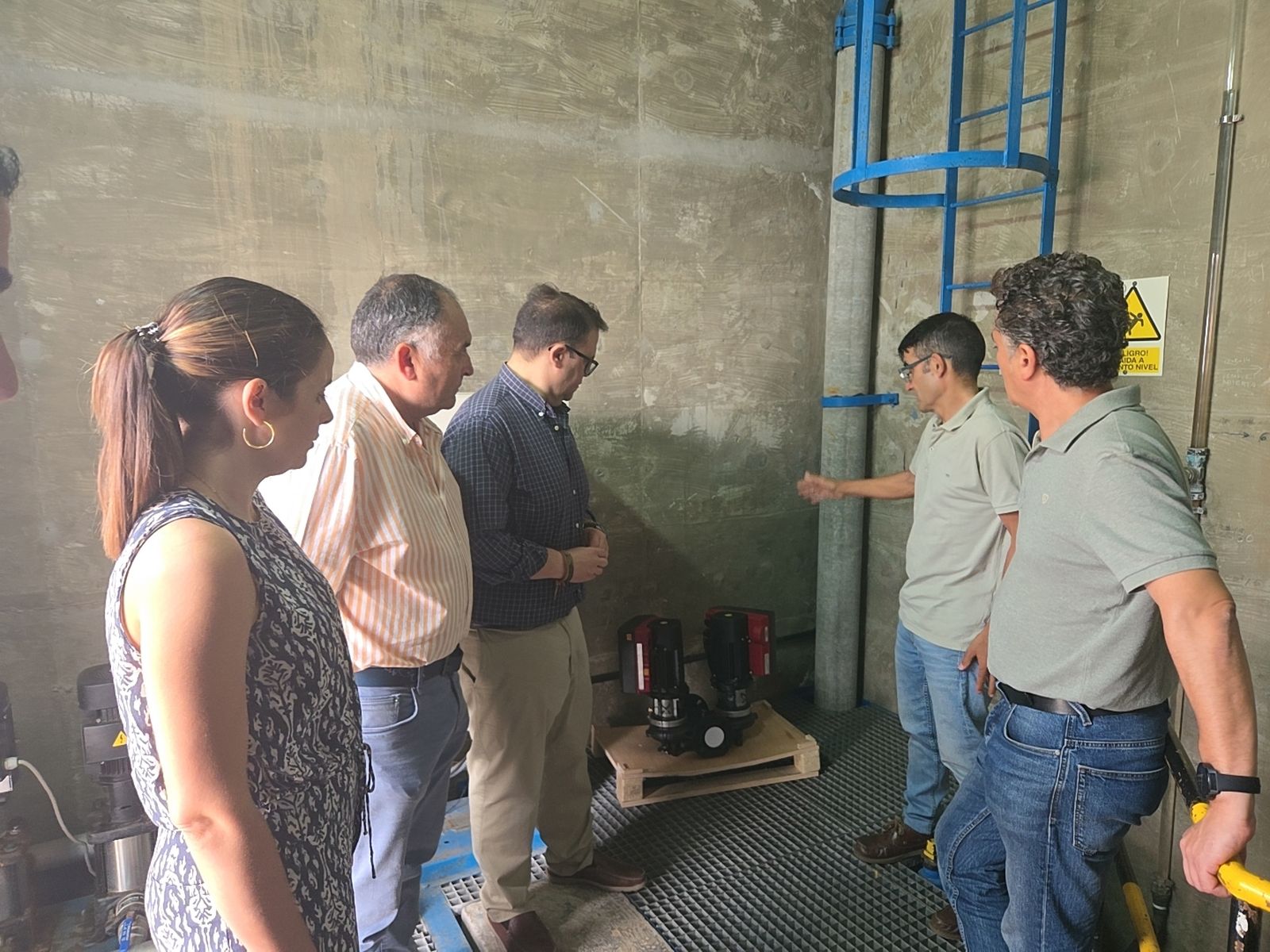 Una visita al depósito de agua potable del casco histórico