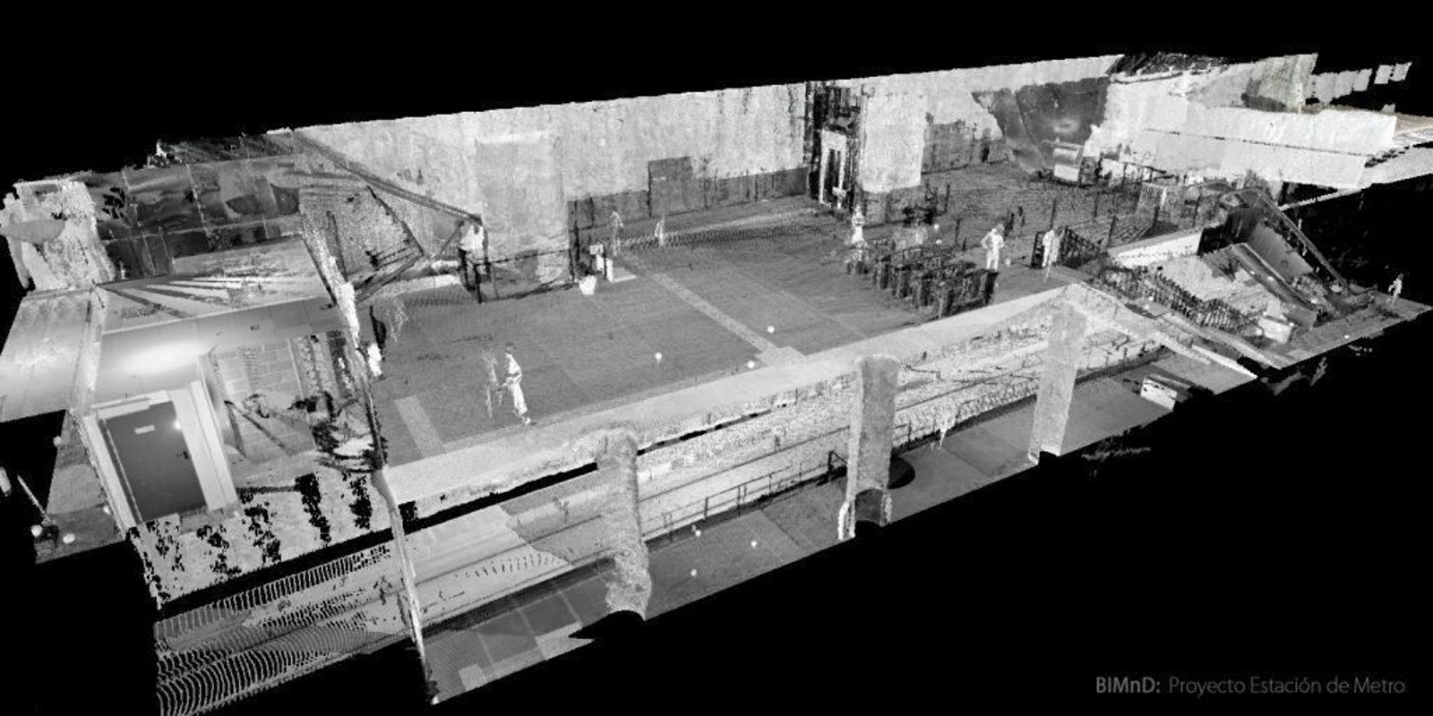 Escaneado 3D de recreación de la Estación Alcázar Genil