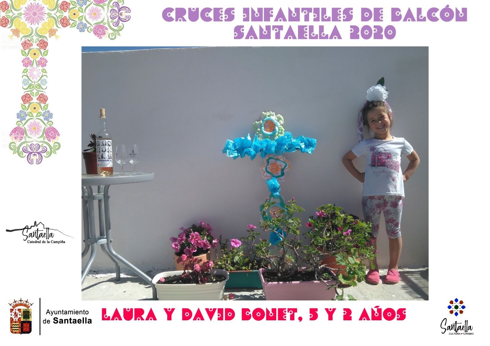 Así son las Cruces de Mayo de los niños de Santaella