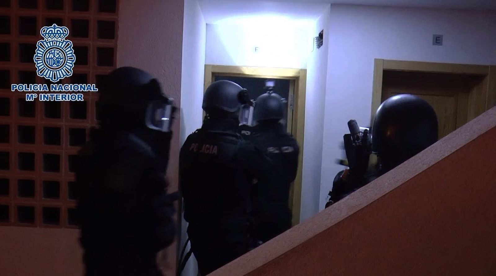 Momento de la detención del presunto yihadista, en 2019.