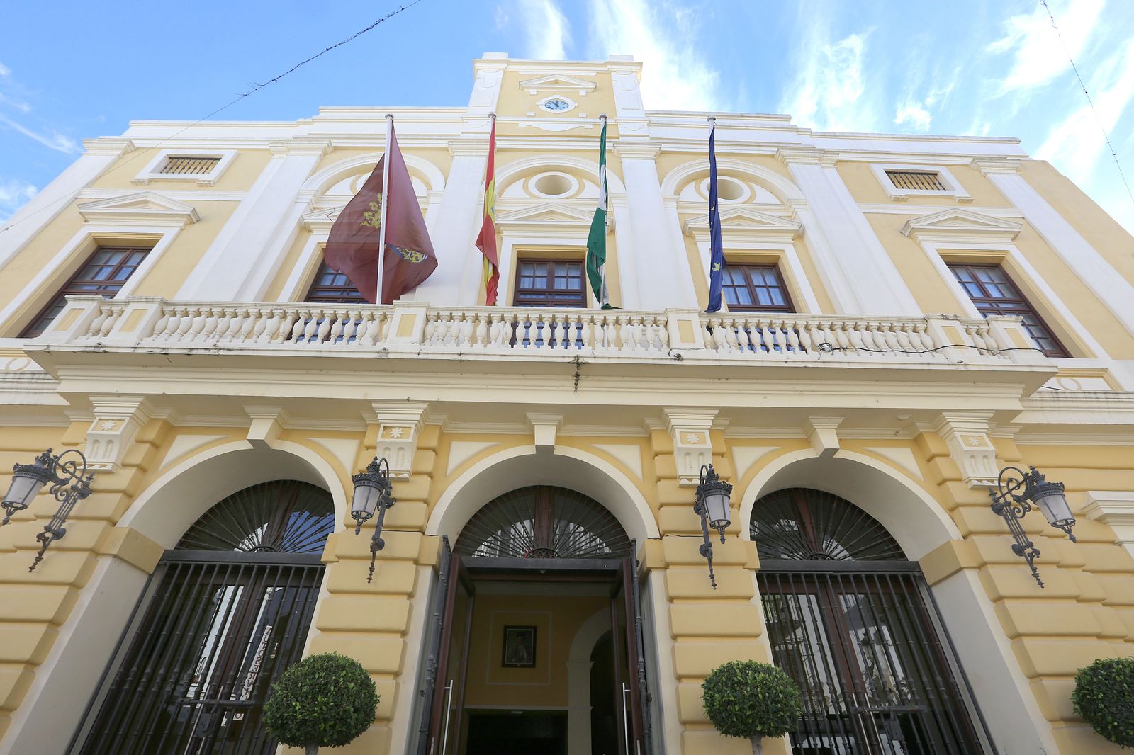 Vista del Ayuntamiento donde se ha dado el visto bueno a la nueva bolsa de empleo temporal.