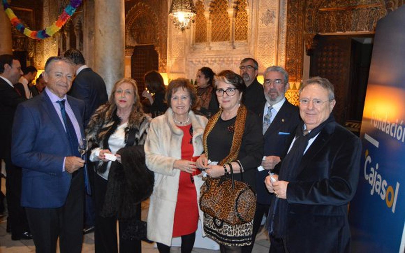 Ramón Pérez González, María del Carmen Alonso, Anamaría García, María Teresa López, Emilio Mate y Felipe Mozo Vergara.

Foto: Ignacio Casas de Ciria