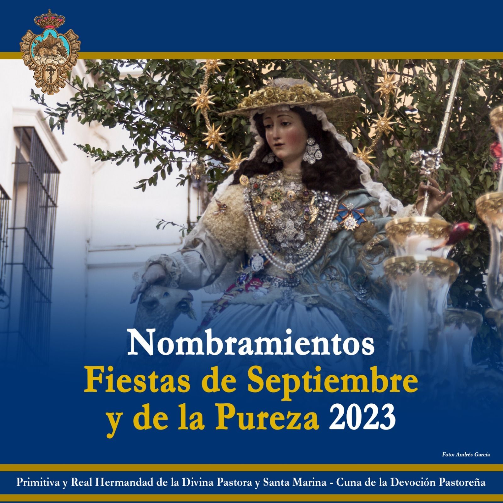 Cartel de las fiestas de Septiembre en honor a la Pastora