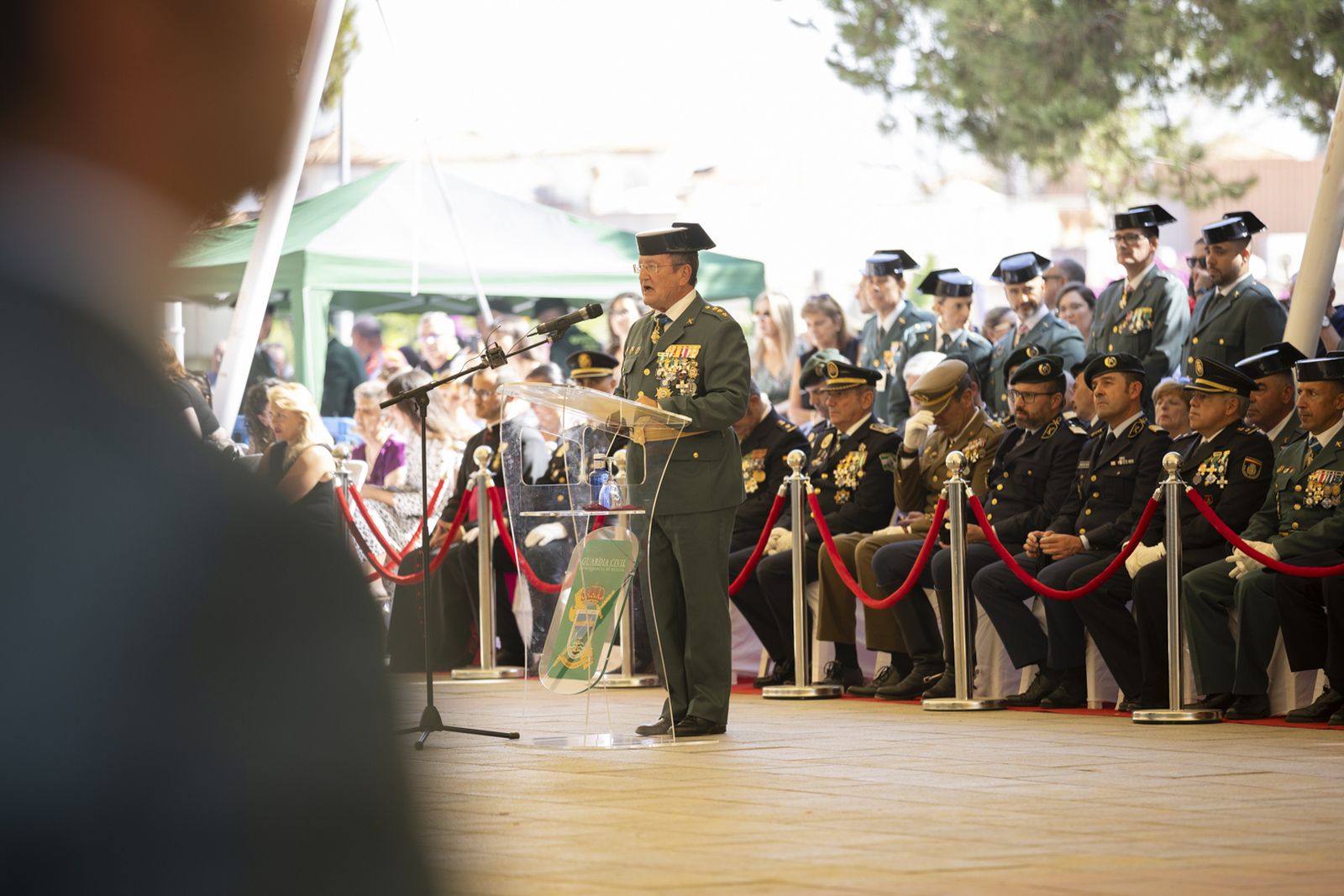 Imágenes de los actos de celebración de la festividad de la patrona de la Guardia Civil, la Virgen del Pilar.