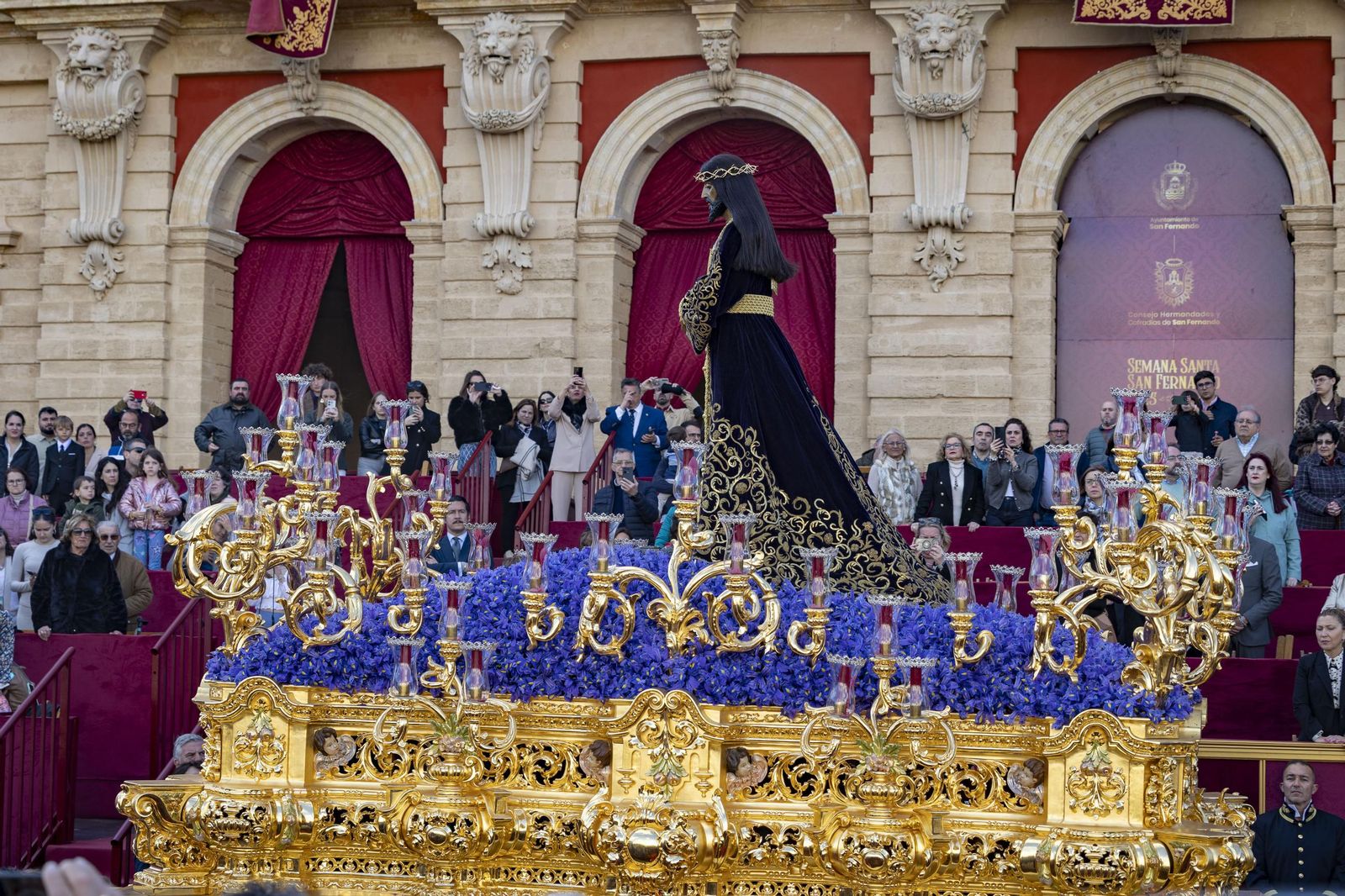 Las imágenes de la hermandad de Medinaceli en la Semana Santa de San Fernando 2025
