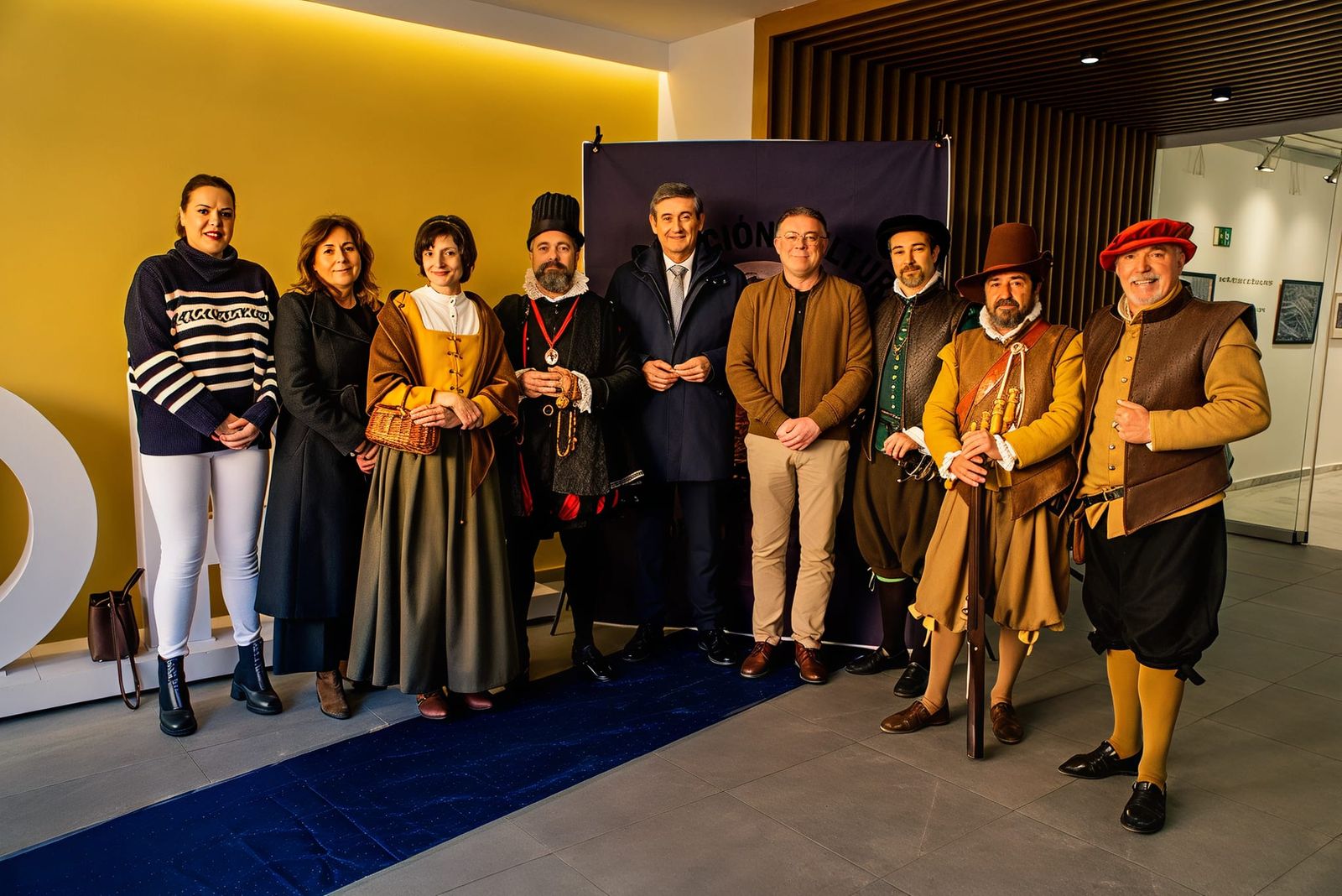 Miembros de la Asociación Cultural 'Torreón de la Vela'.