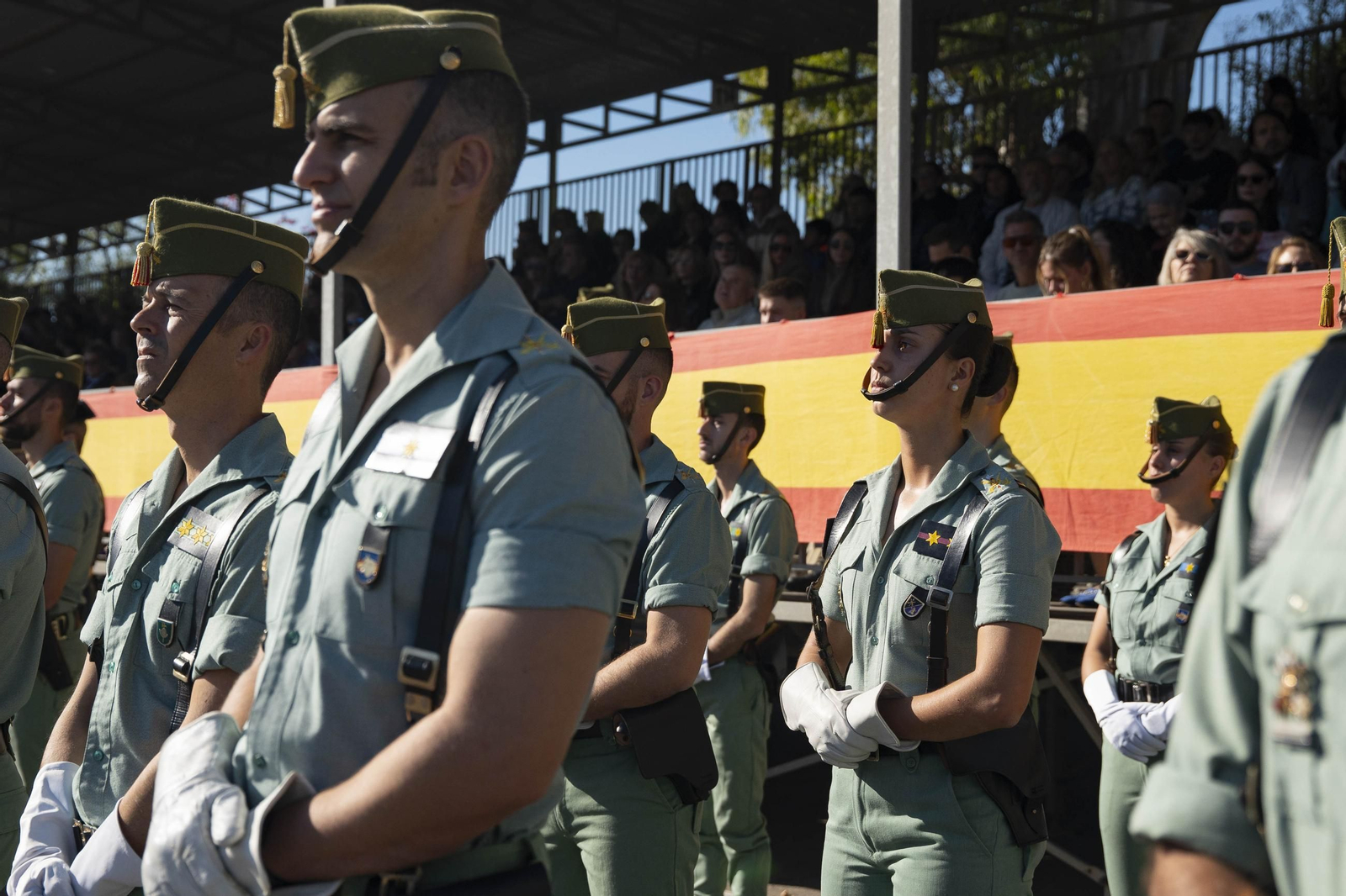Así conmemora el día de la Inmaculada Concepción la Brigada de la Legión en Almería y despide al contingente que parte a Eslovaquia