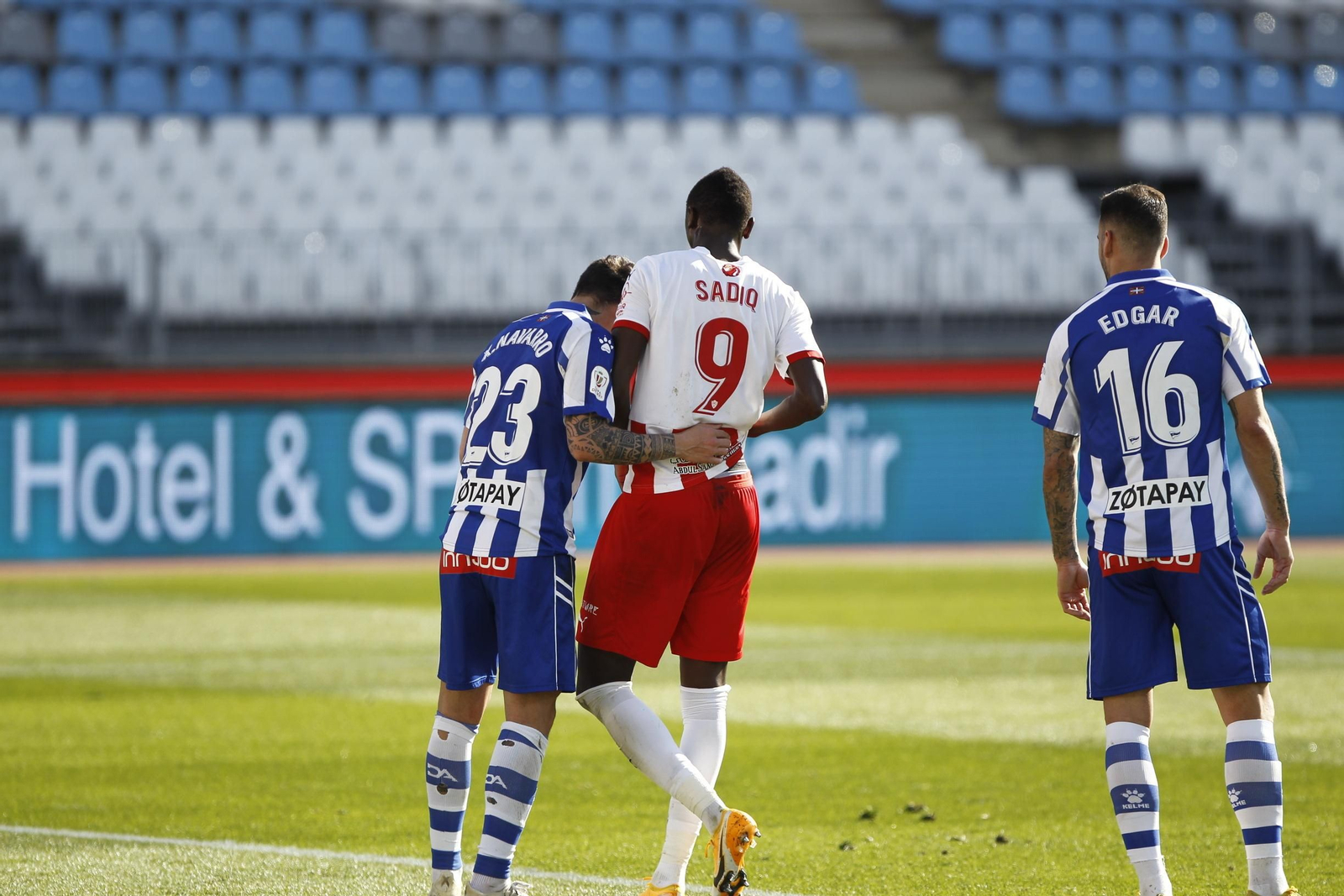 Fotogalería U.D. Almería-Deportivo Alavés. Copa del Rey