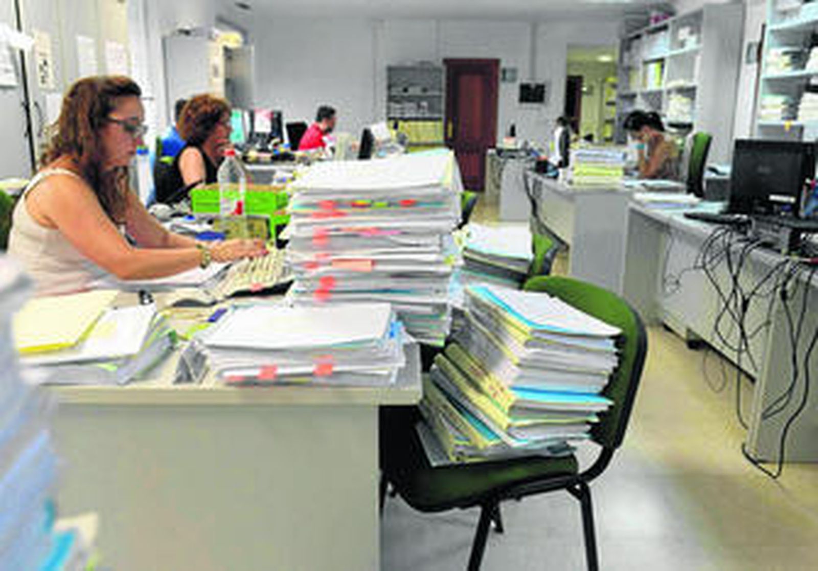 Imagen de archivo del interior del Juzgado de lo Mercantil de Cádiz.