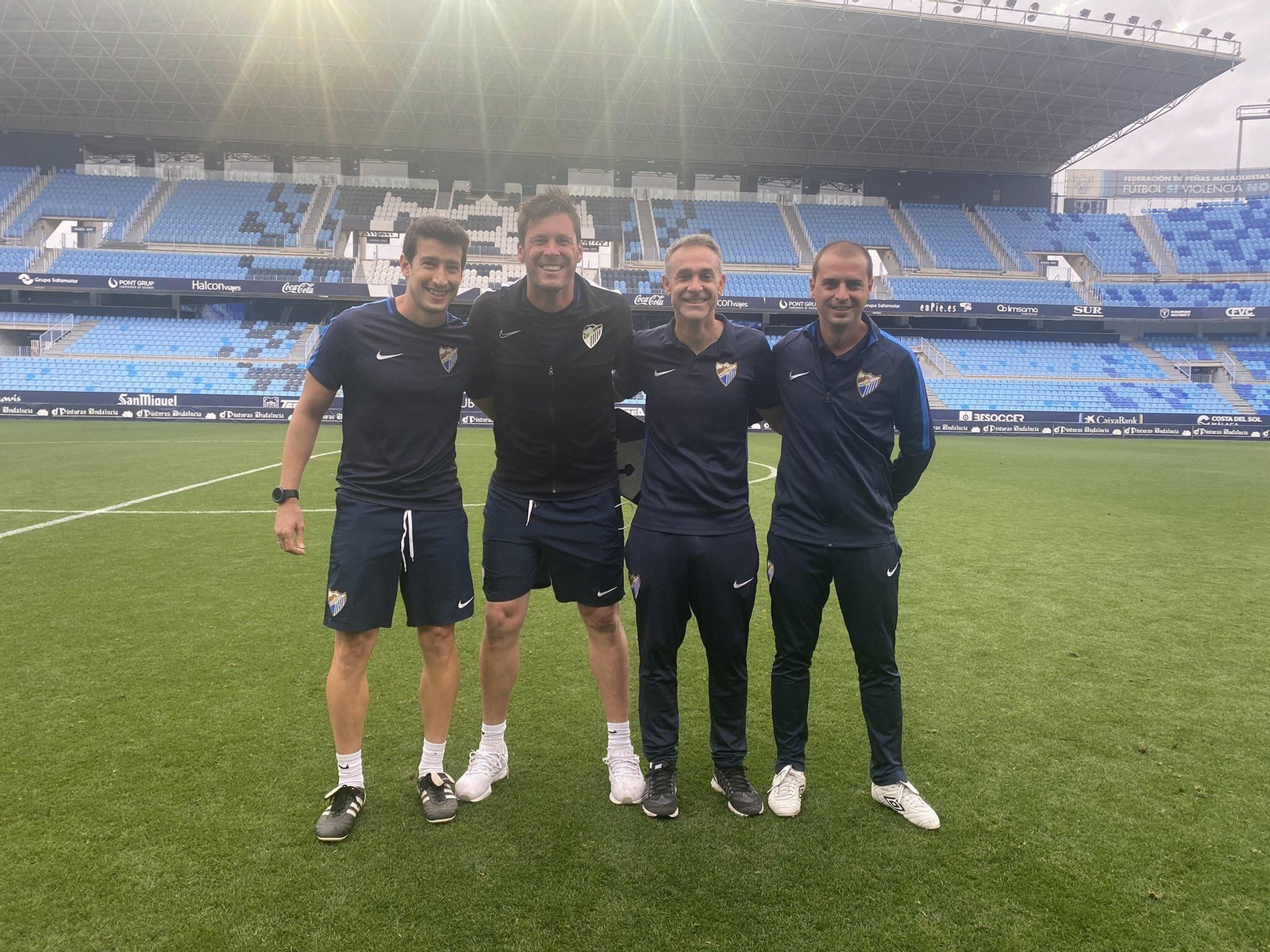 De derecha a izquierda, Juanma, Nacho y Calatayud.