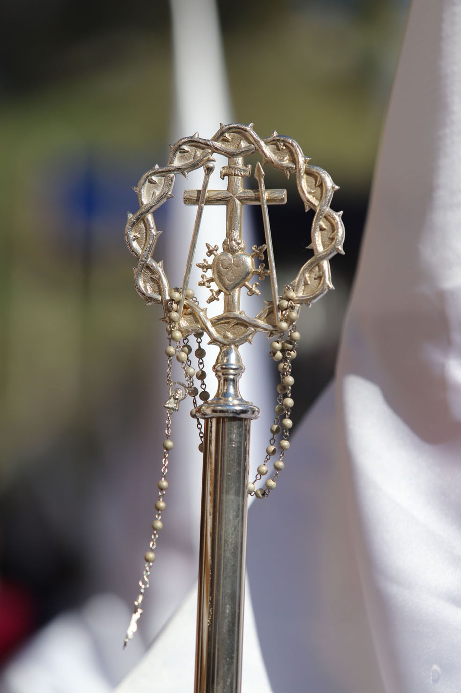 Imágenes de la procesión de la hermandad de la Lanzada de Huelva
