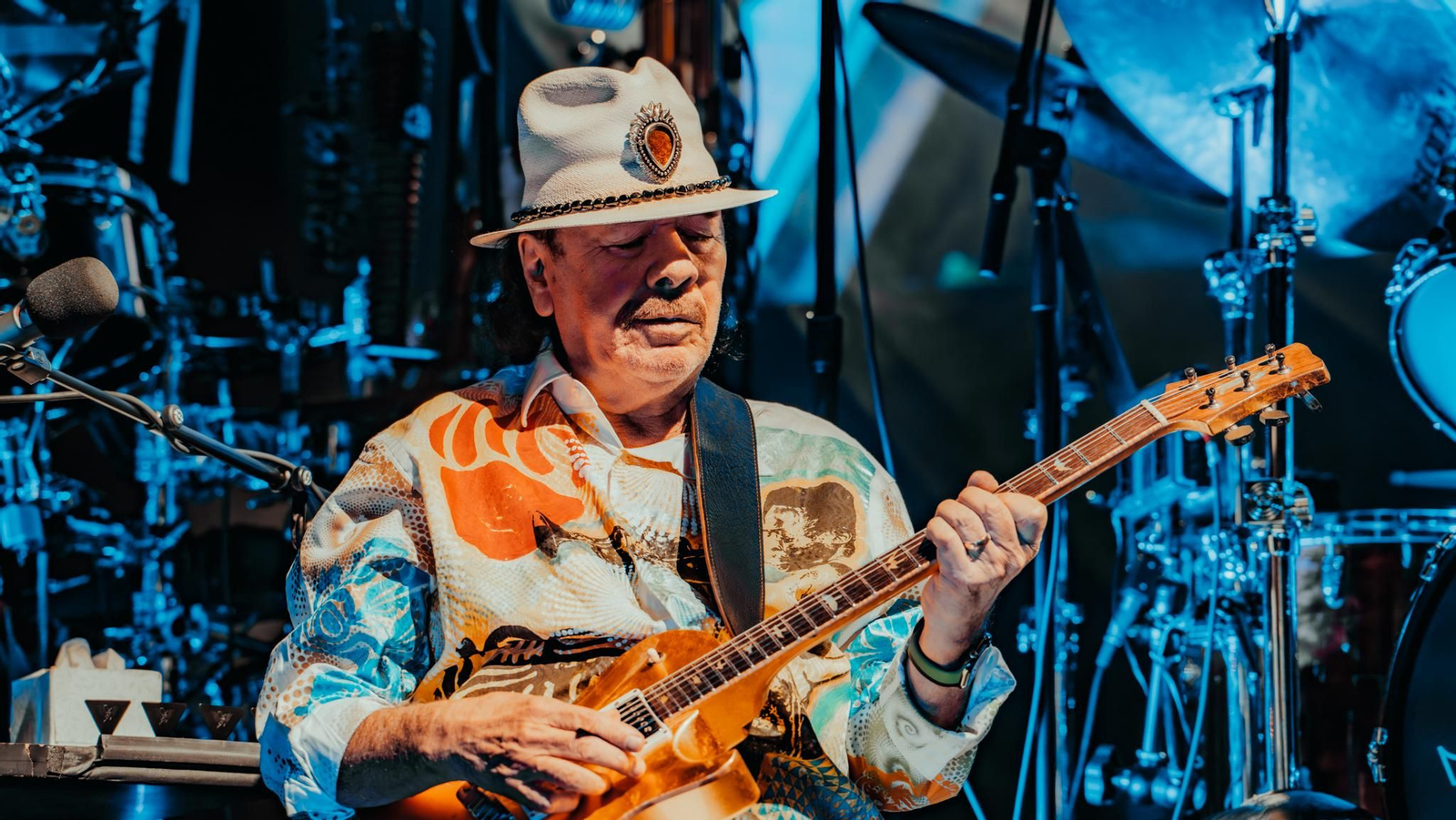Las imágenes del concierto de Carlos Santana en Tío Pepe Festival en Jerez