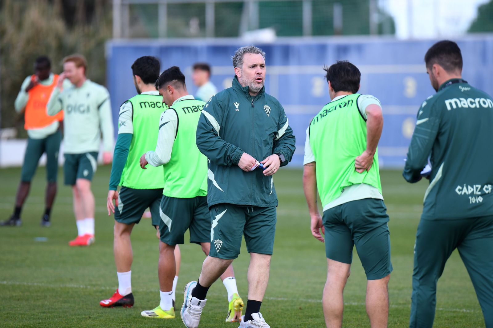 Sergio González en un entrenamiento de esta semana.