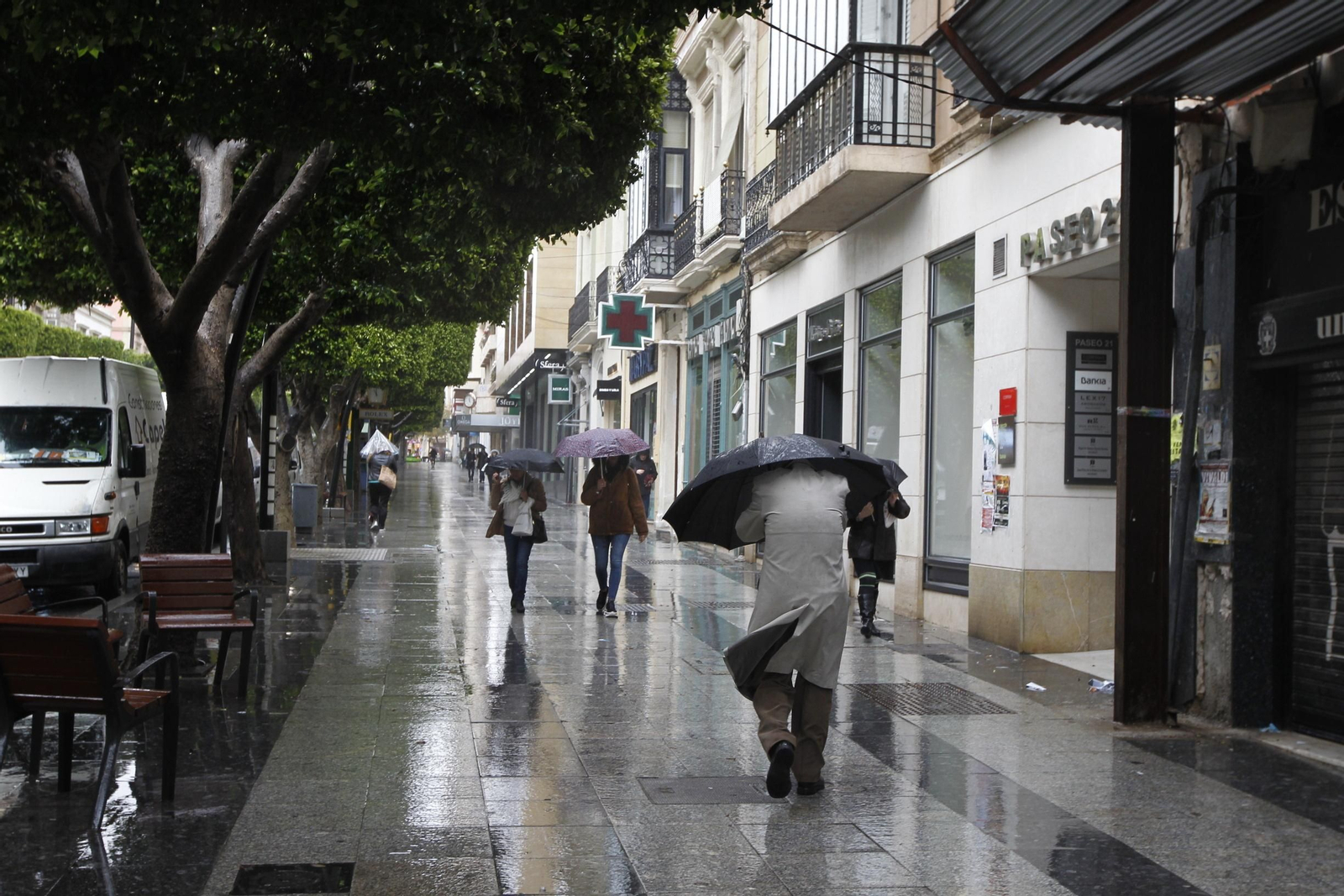 La borrasca Helena en Almería