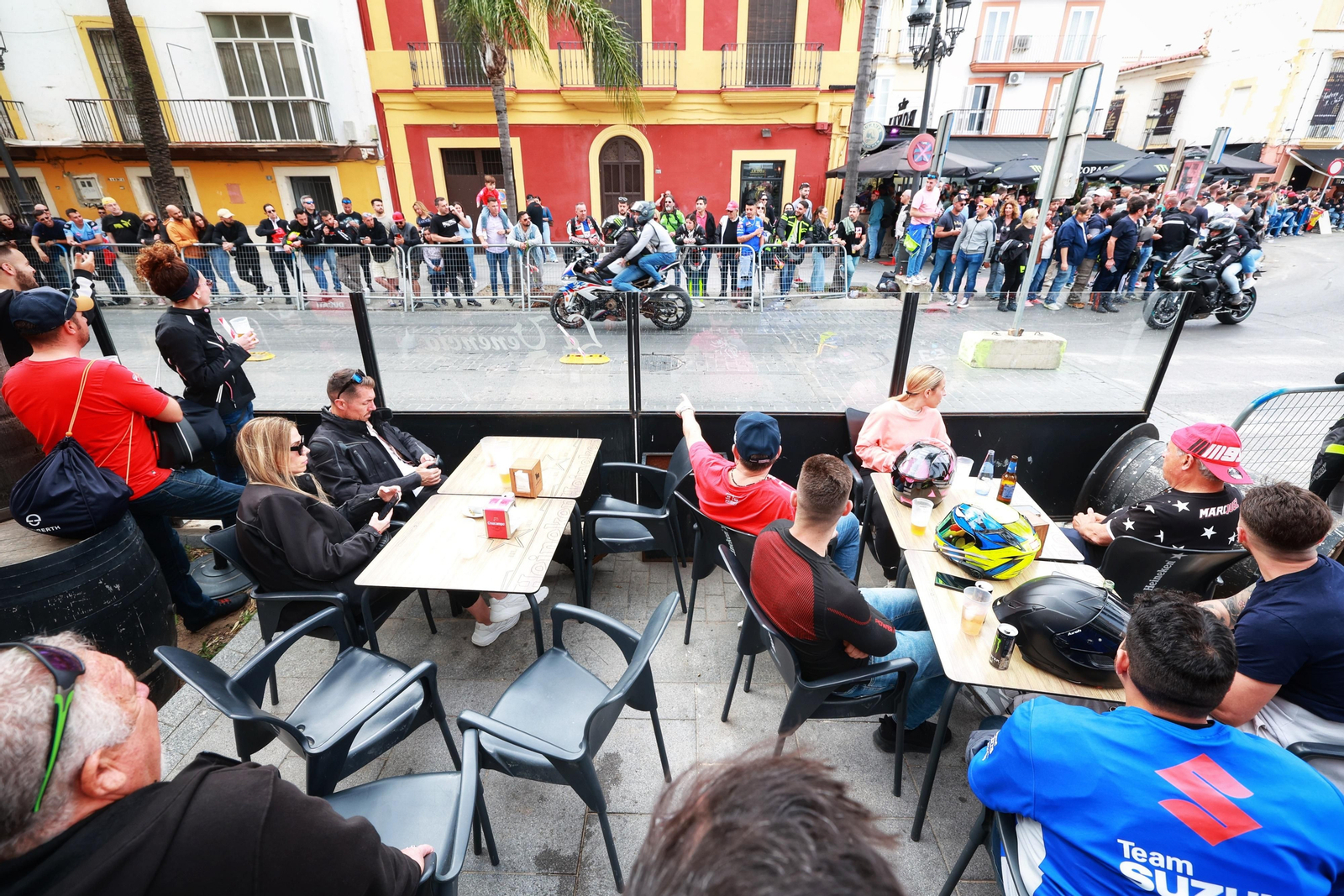 Las imágenes del viernes de Motorada en El Puerto por el Gran Premio de Motociclismo de Jerez 2024