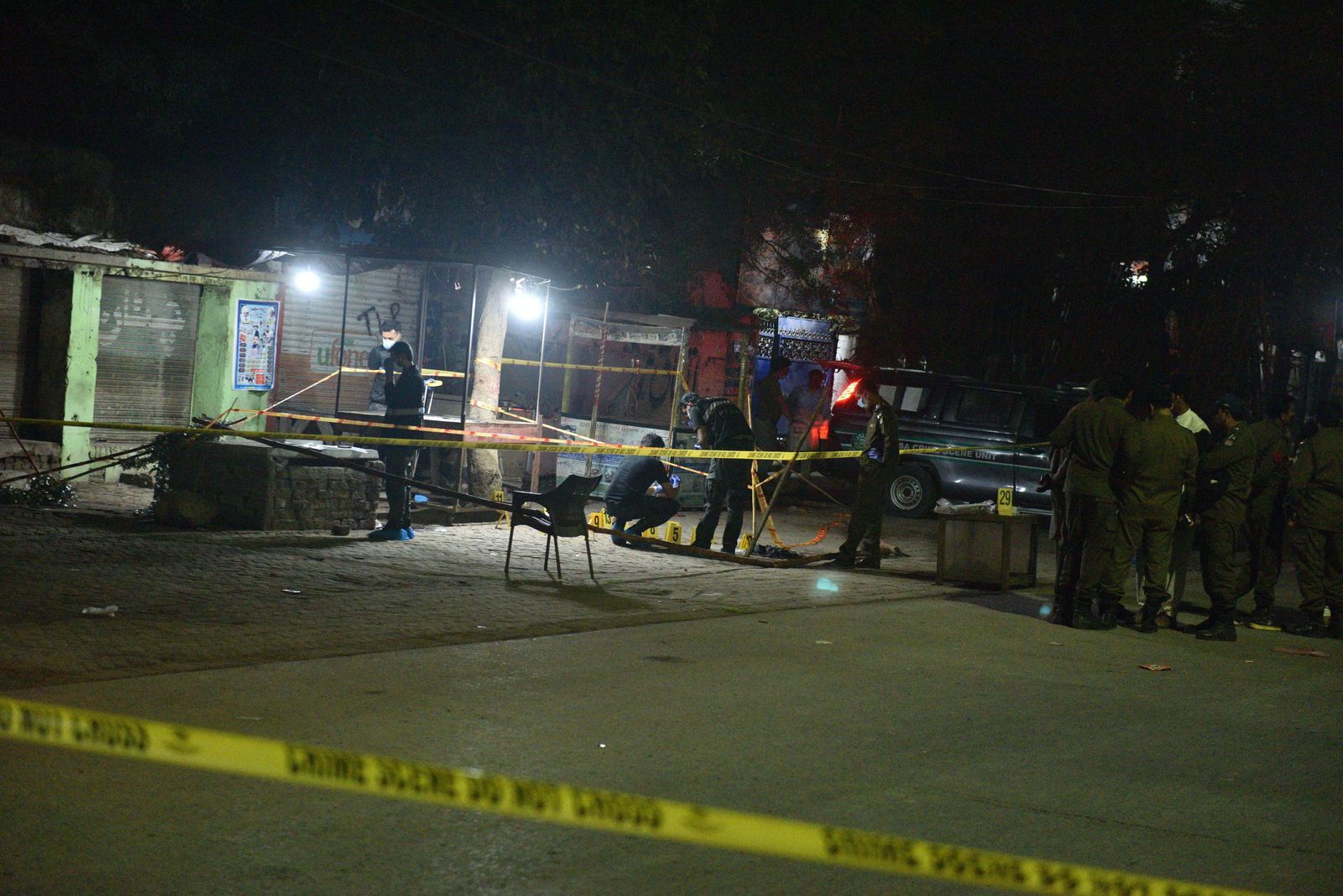 Escenario del tiroteo en Wazirabad.