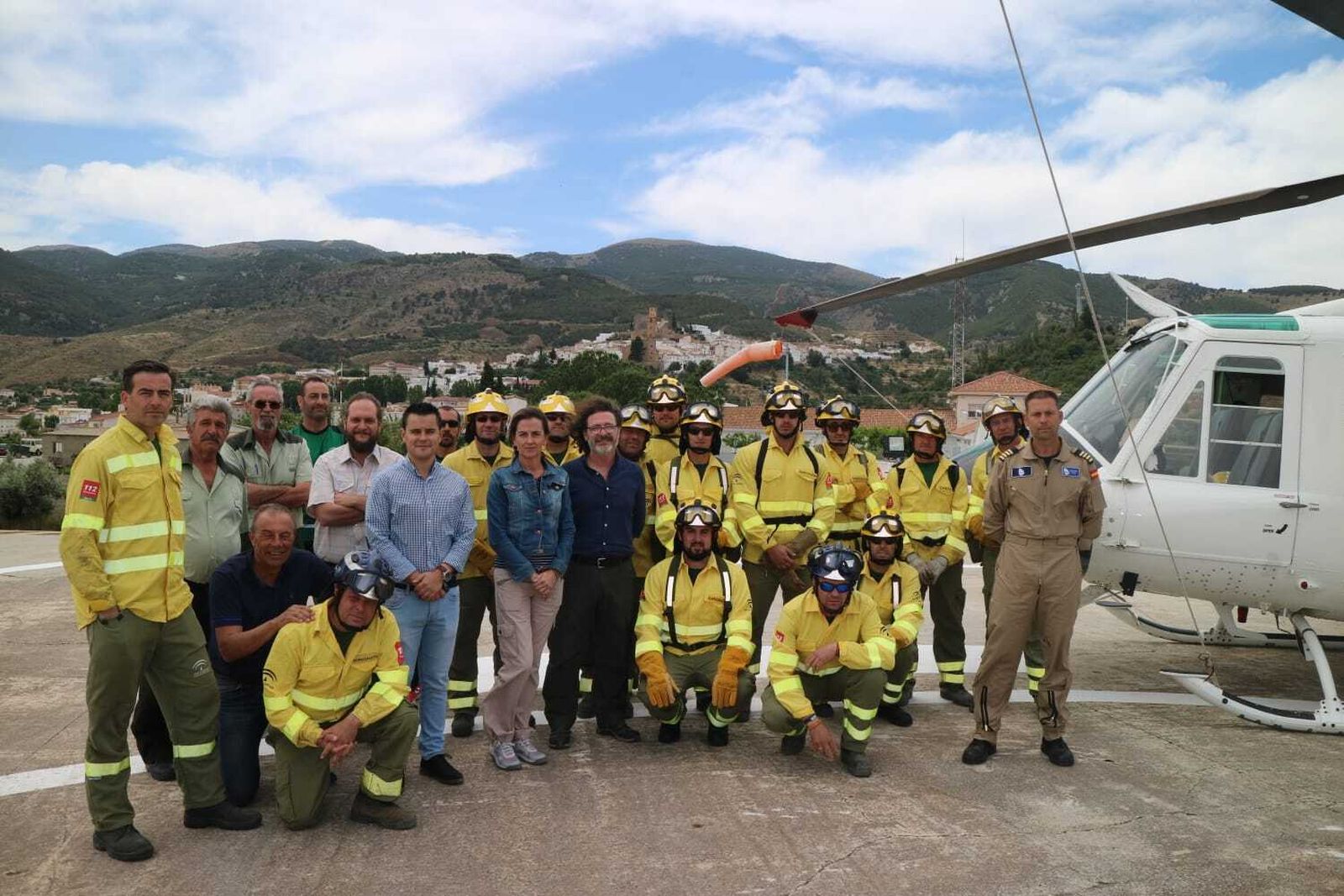 Imagen de archivo de la visita de la delegada de Medio Ambiente al Cedefo de Serón.