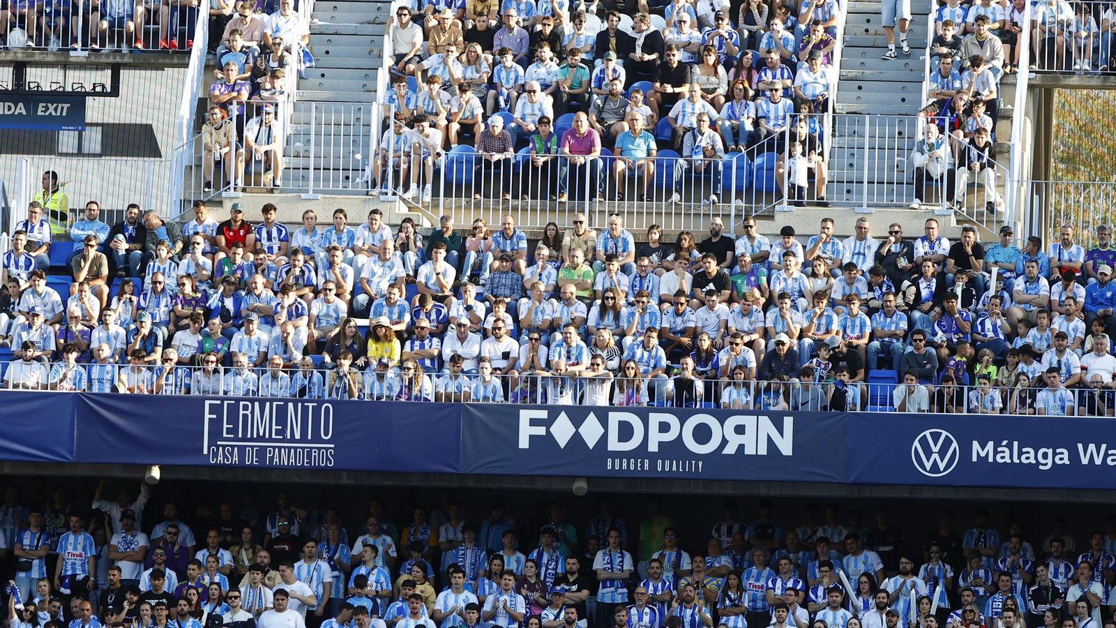 Búscate en las gradas de La Rosaleda en el Málaga CF-Castellón