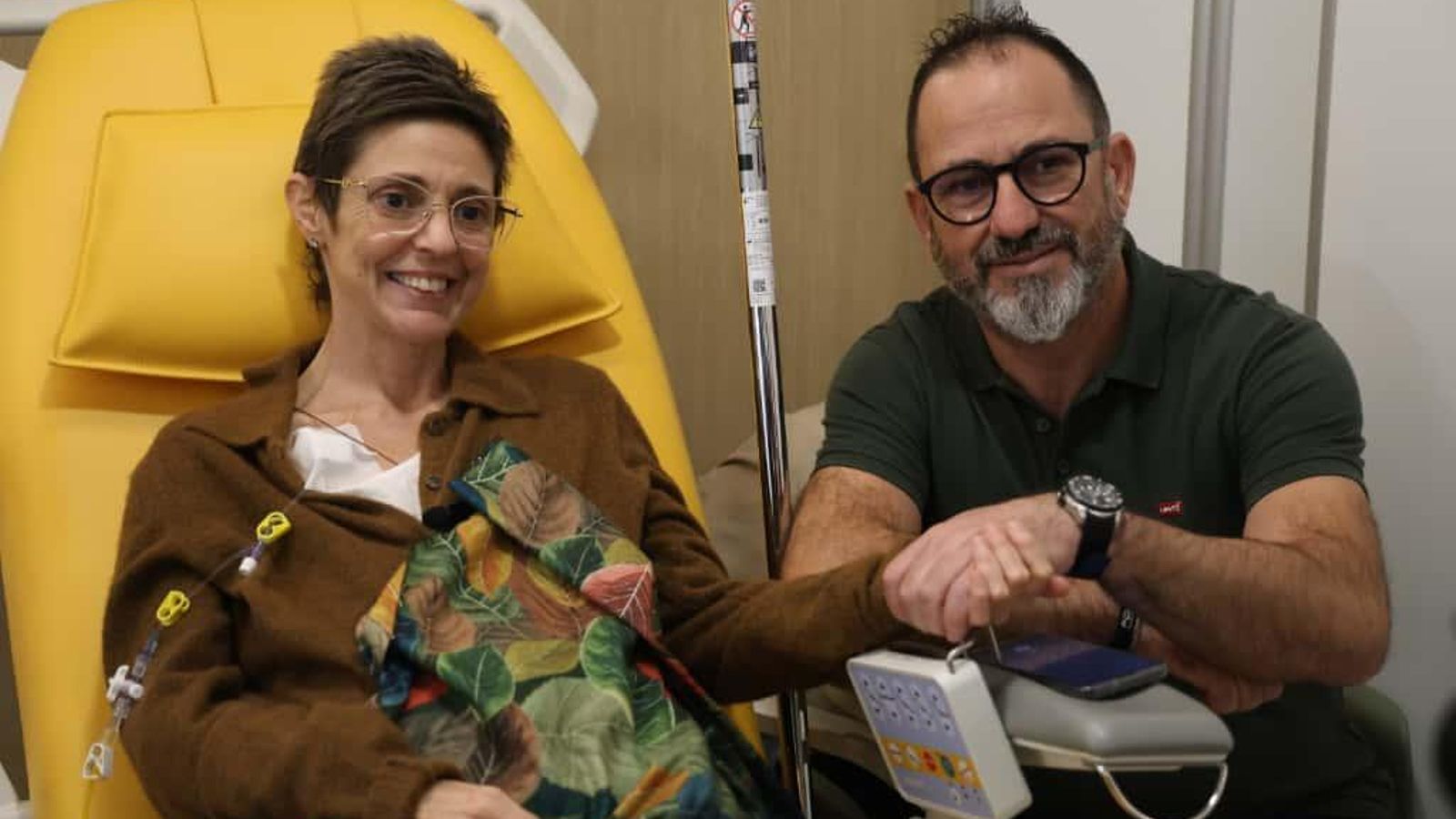 Paqui del Río y su marido, Oliver Aragüez.