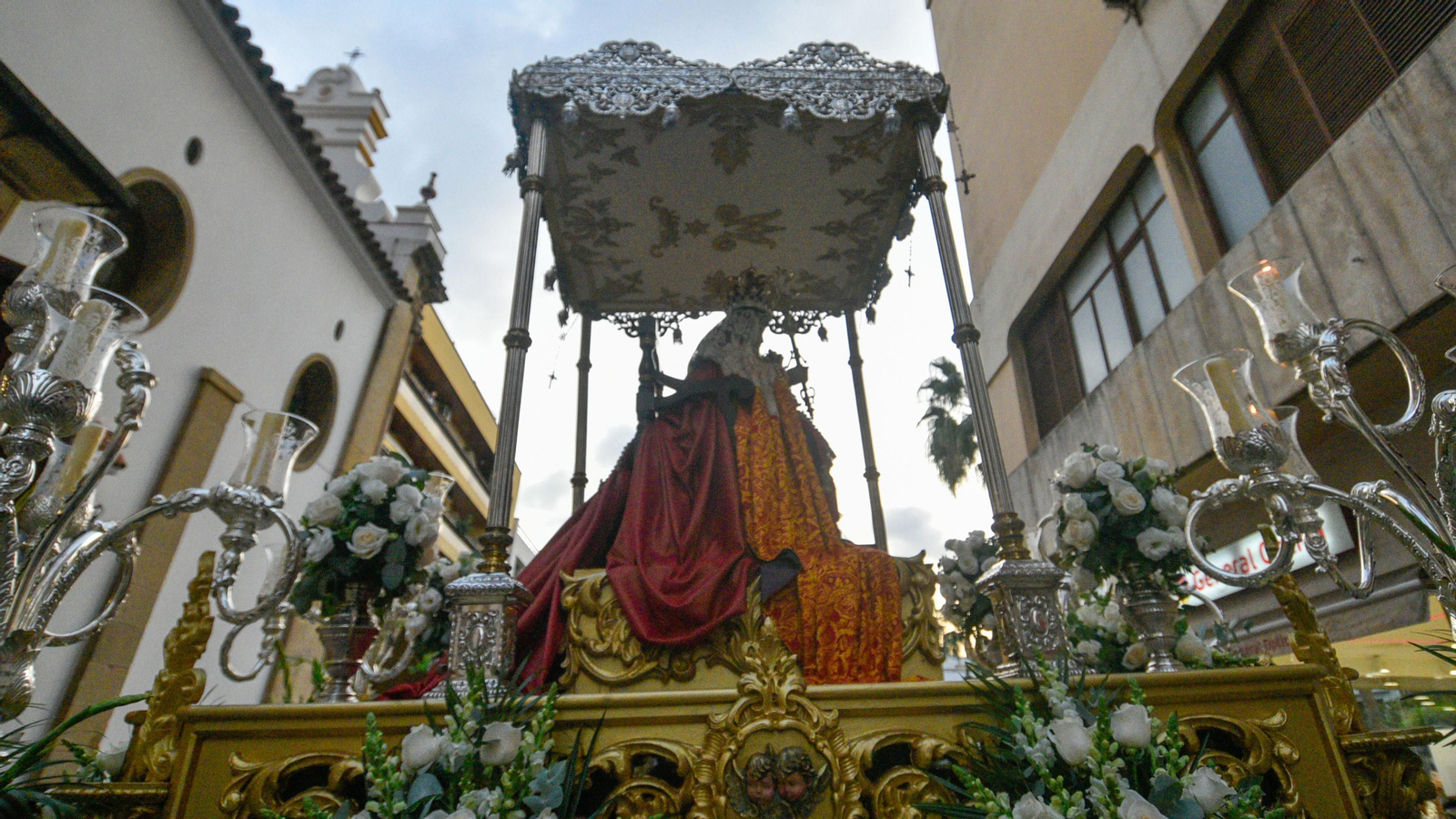 Procesión de La Virgen del Rosario de Europa en Algeciras