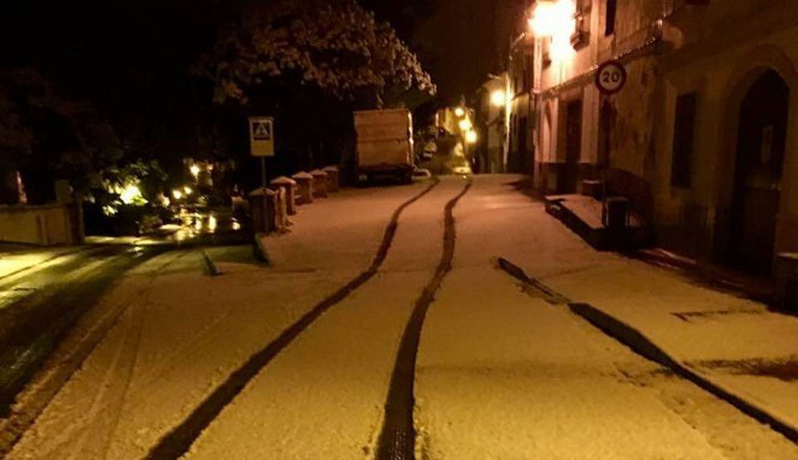 Imágenes de la nevada en la Sierra de Cádiz
