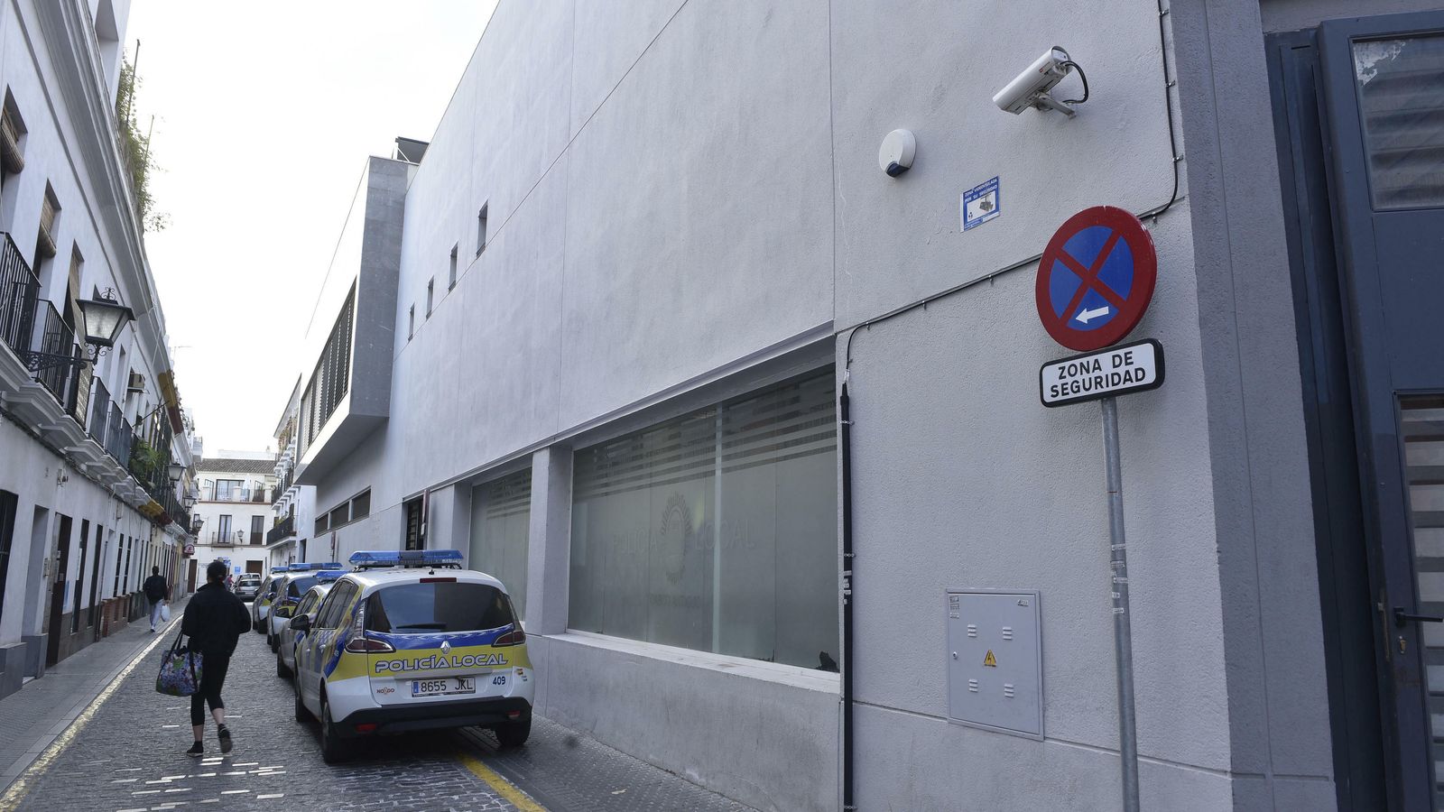 Cámaras en la comisaría del distrito Centro.