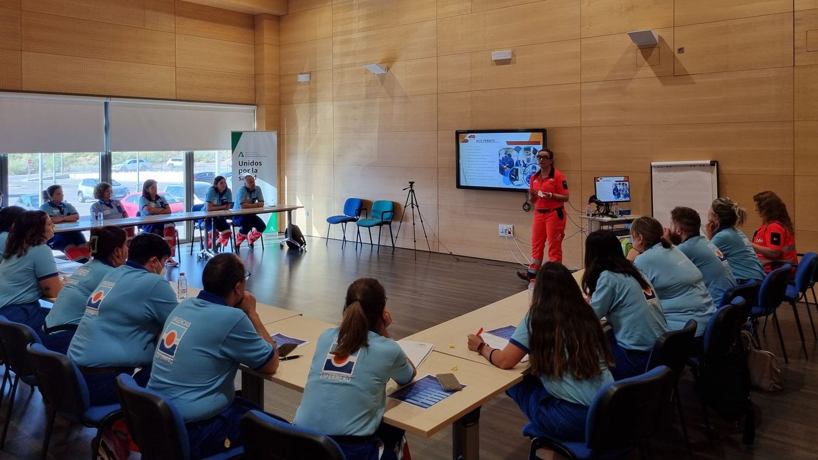 Curso de formación para sanitarios.