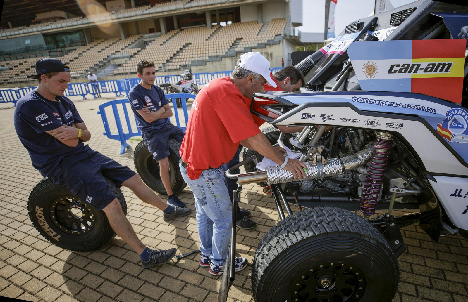 Las imágenes del 'Dakar' de Dos Hermanas