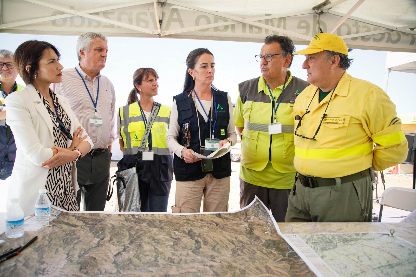 Así se ha vivido el simulacro de incendio forestal en Turre