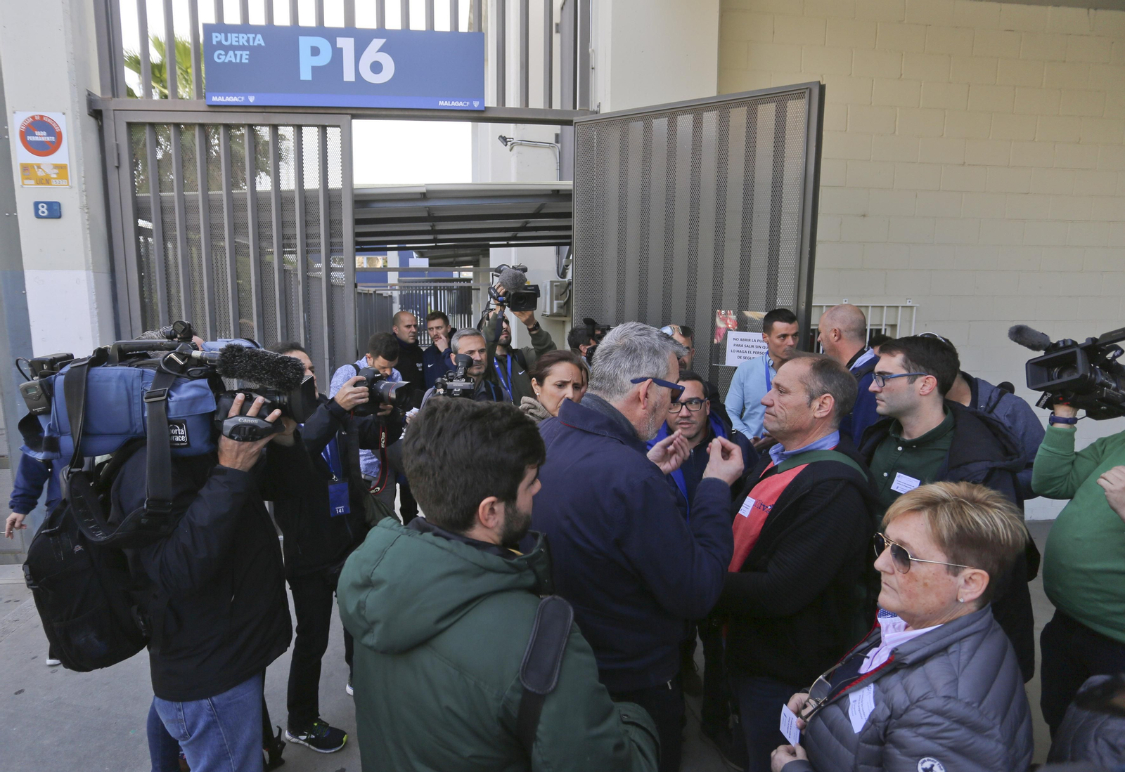 La rueda de prensa de Richard Shaheen, en fotos