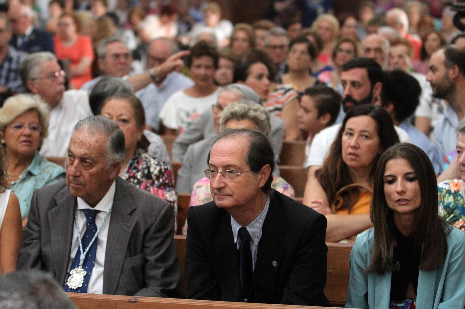 Misa ante la Virgen de La Cinta presidida por el obispo de Huelva, José Vilaplana, en la Catedral