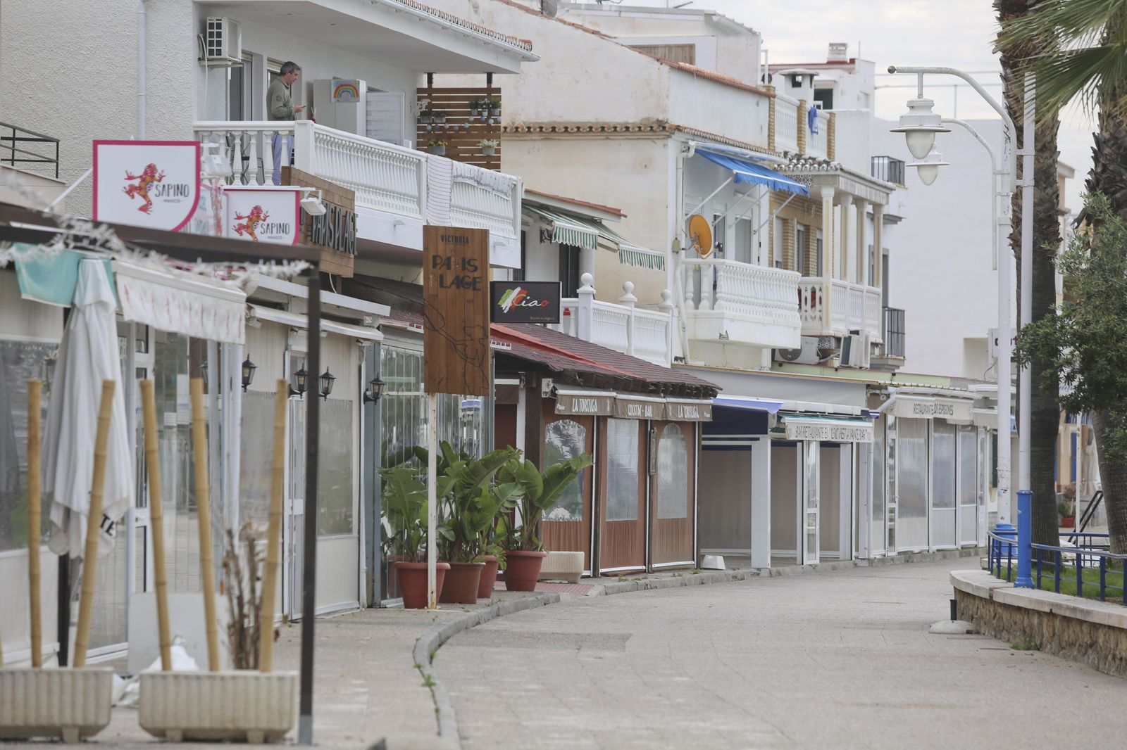 Coronavirus en Málaga: El desierto de Pedregalejo, en fotos