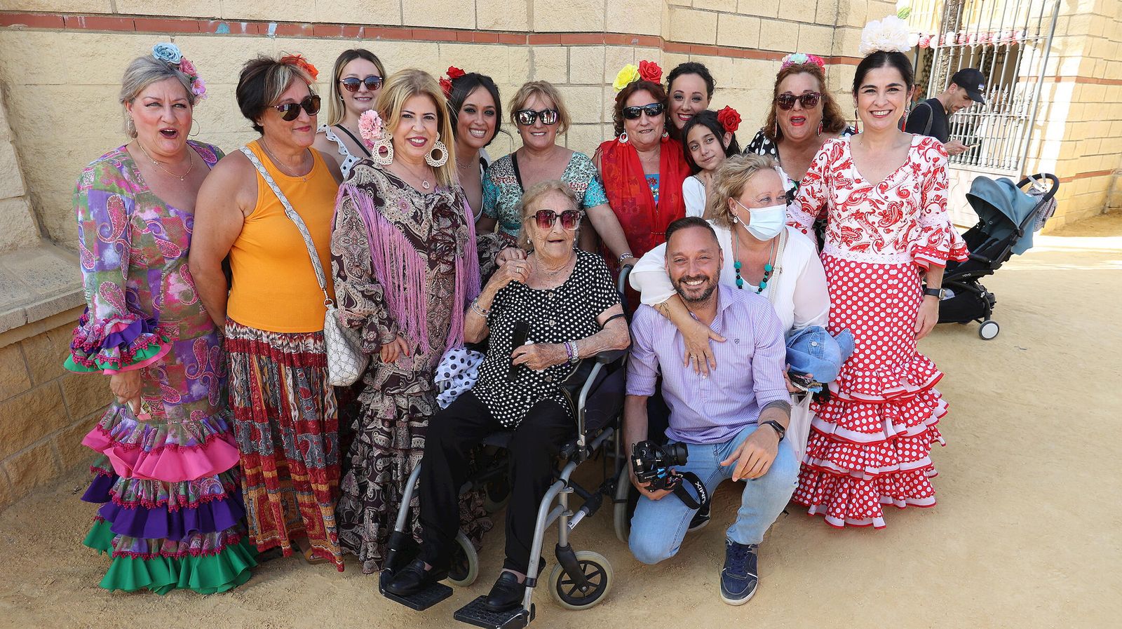 La ministra Carolina Darias se pasea por la Feria de Jerez
