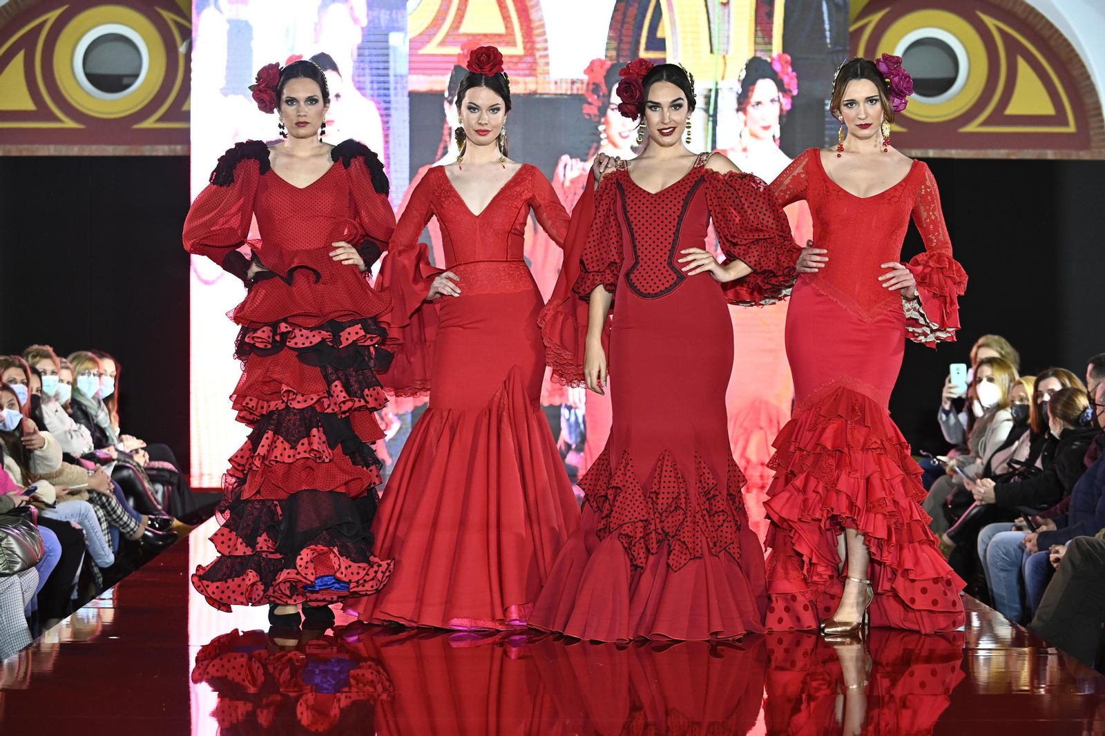 El desfile de Aurora Gaviño en Pasarela Huelva Flamenca 2022, todas las fotos