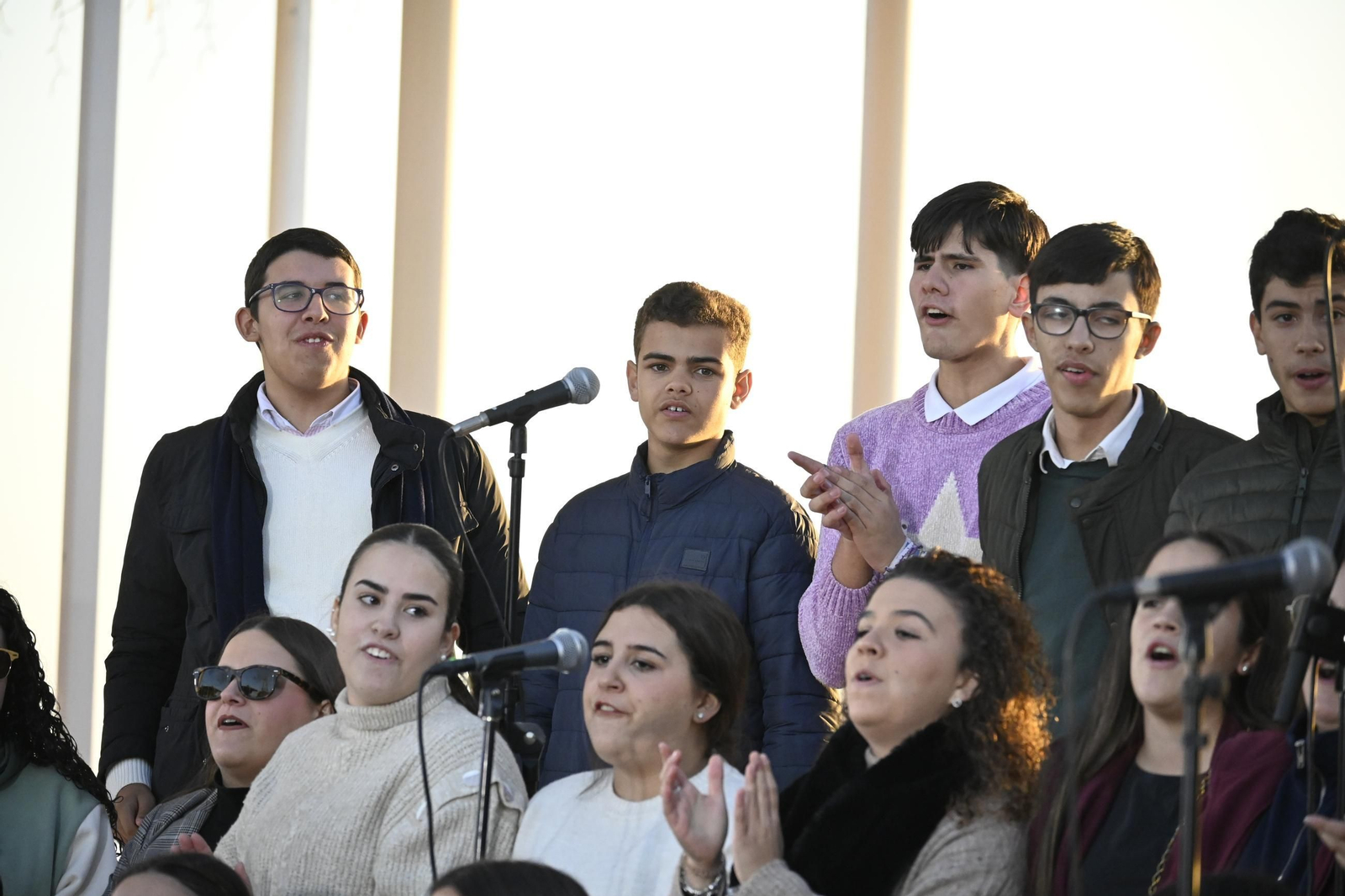 Inauguración de la iluminación navideña en el Paseo de la Ría del Puerto de Huelva 2025