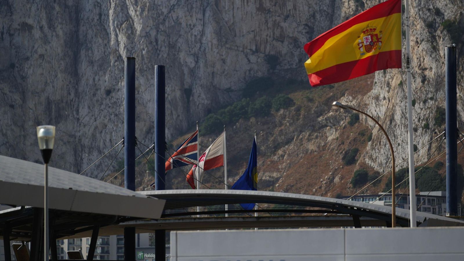 El puesto fronterizo entre La Línea y Gibraltar.