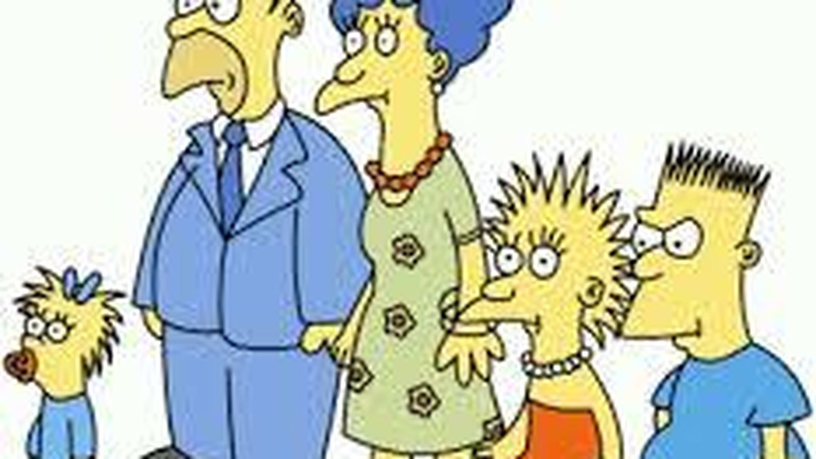 La familia Simpson en 1987