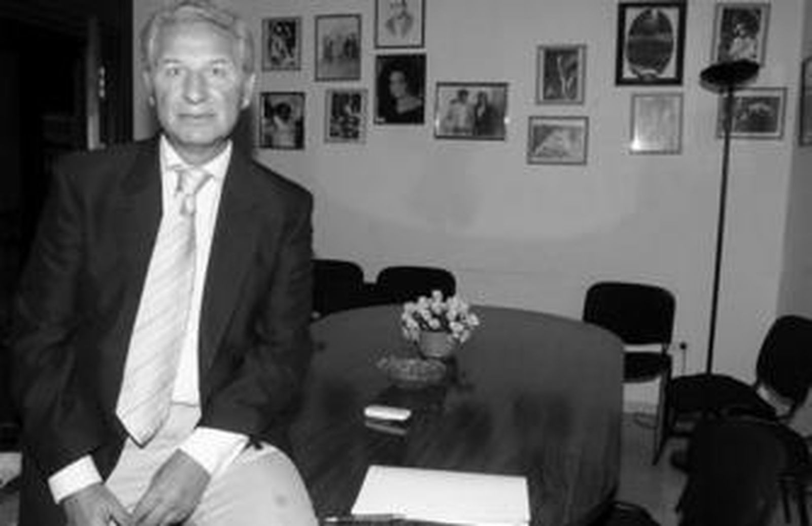 Diego Fernández, en el despacho de la Federación, durante la entrevista, días atrás.