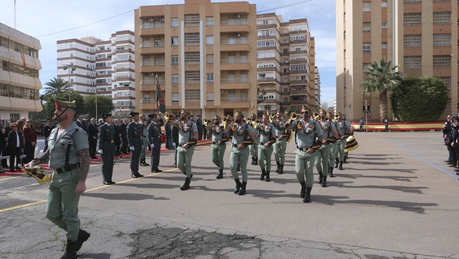 Las imágenes de la toma de posesión del nuevo coronel jefe de la Guardia Civil de Almería
