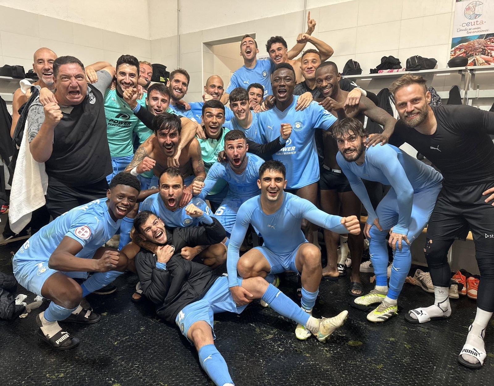 El Ibiza, tras imponerse en Ceuta.