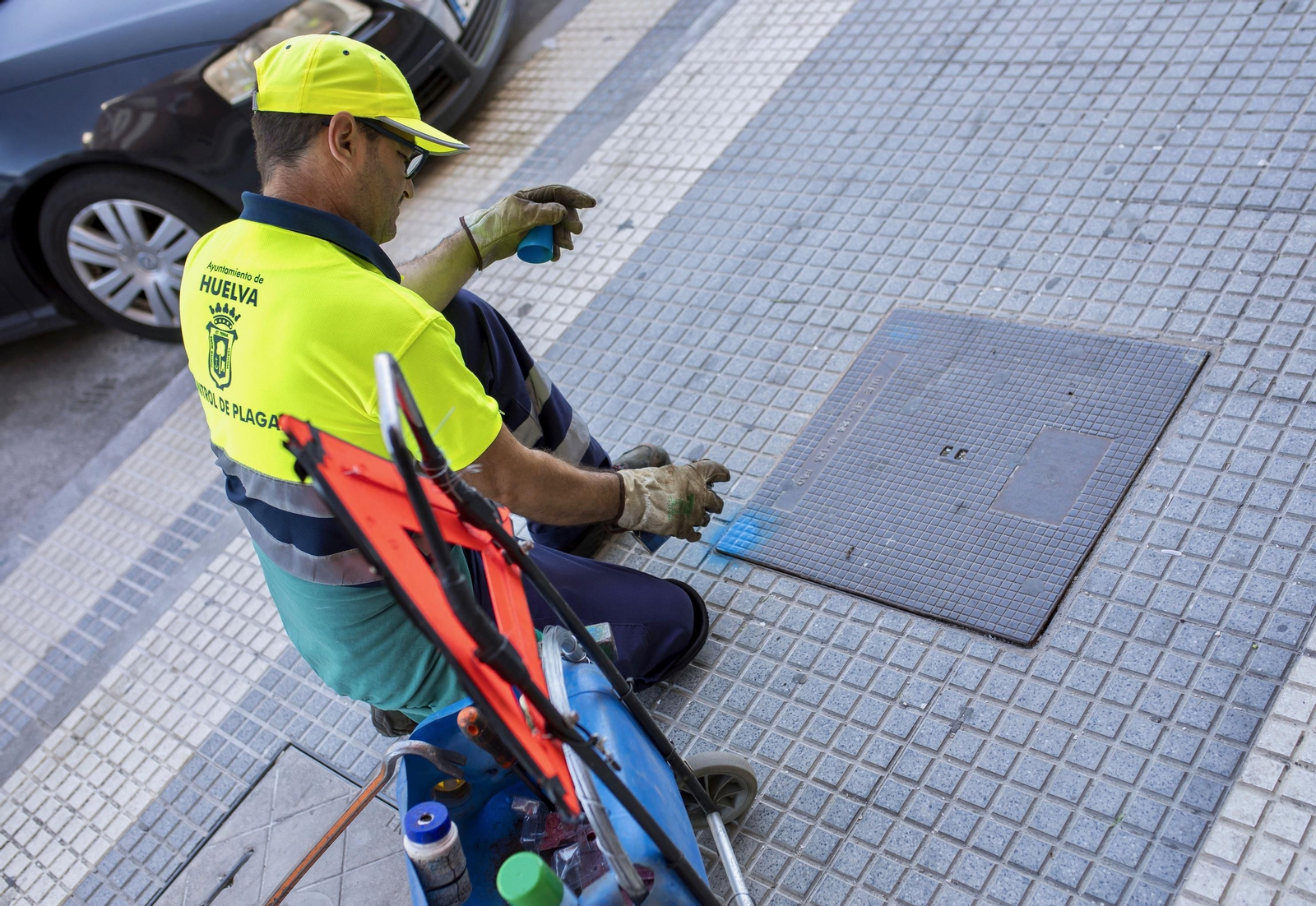 La limpieza se centra en el alcantarillado.