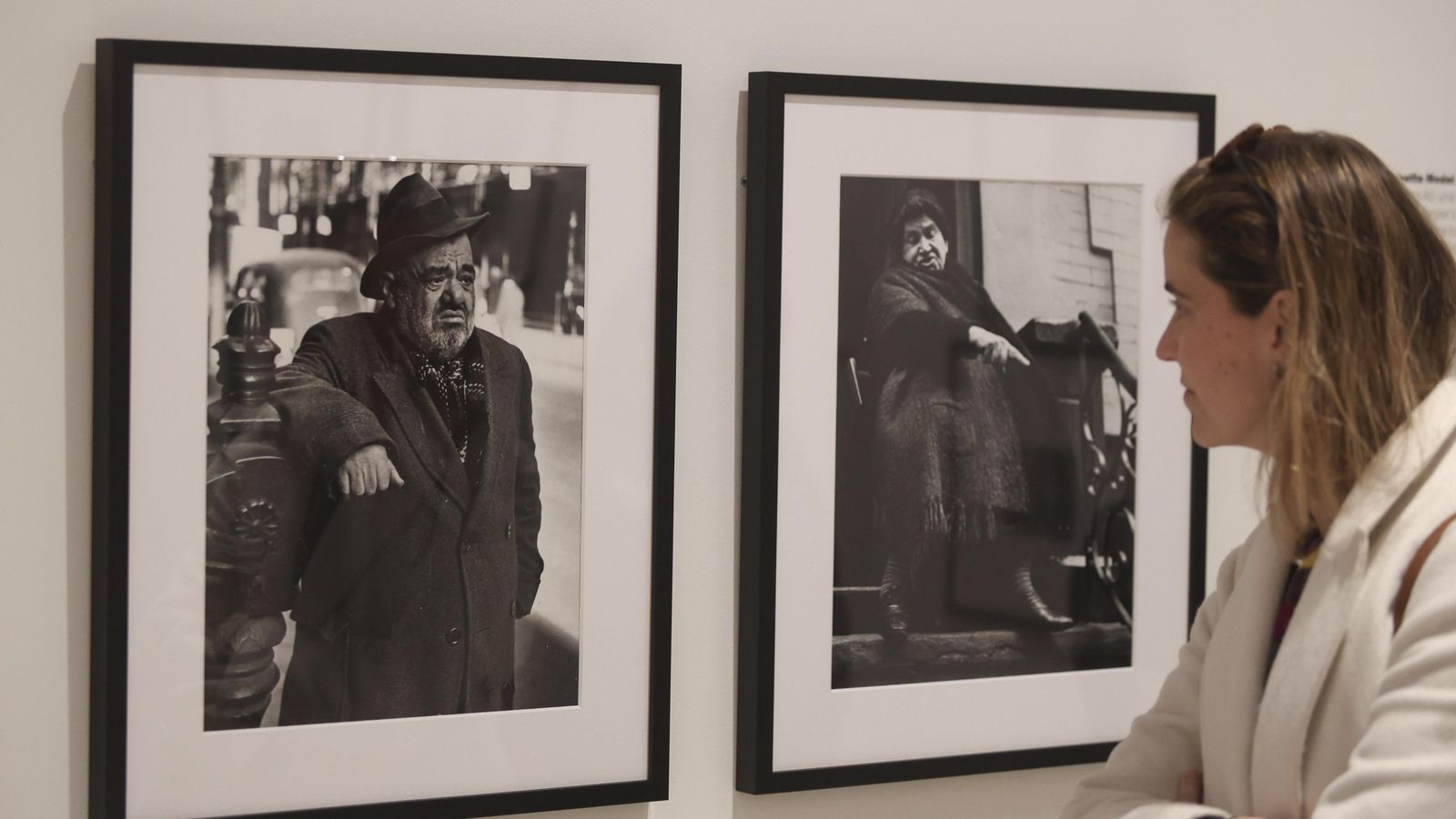 Dos de las instantáneas de la exposición 'Street Life. Lisette Model y Helen Levitt en Nueva York'. Dos de las instantáneas de la exposición 'Street Life. Lisette Model y Helen Levitt en Nueva York'.