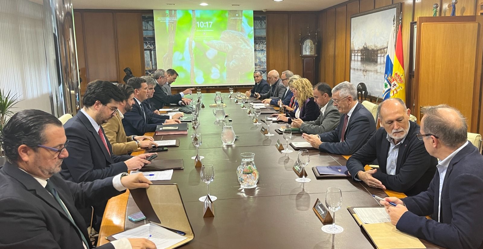 Reunión del Consejo de Administración del Puerto.