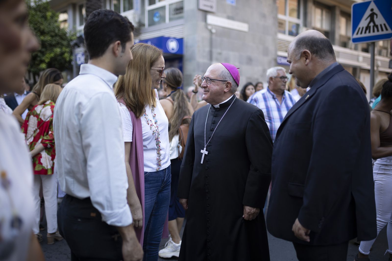 Imágenes de la salida de la Virgen de la Cinta desde la Catedral hacia el Santuario